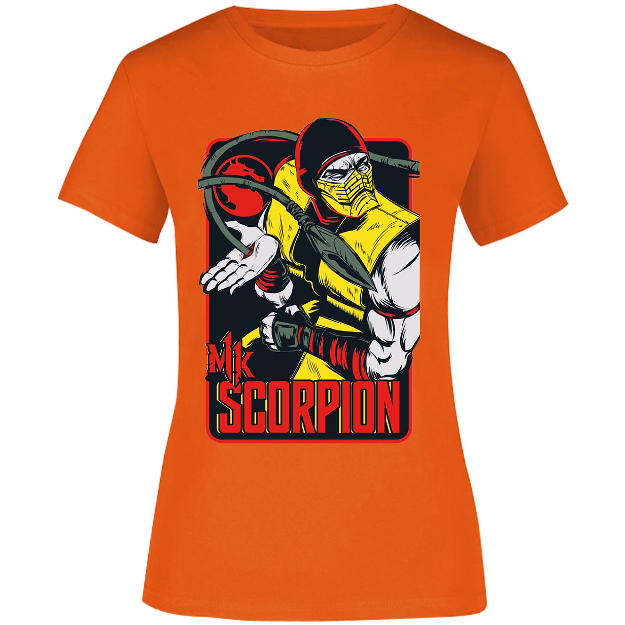 Blusa Mortal Kombat Scorpion Retro Mortal Kombat Blusa para Mujer 2