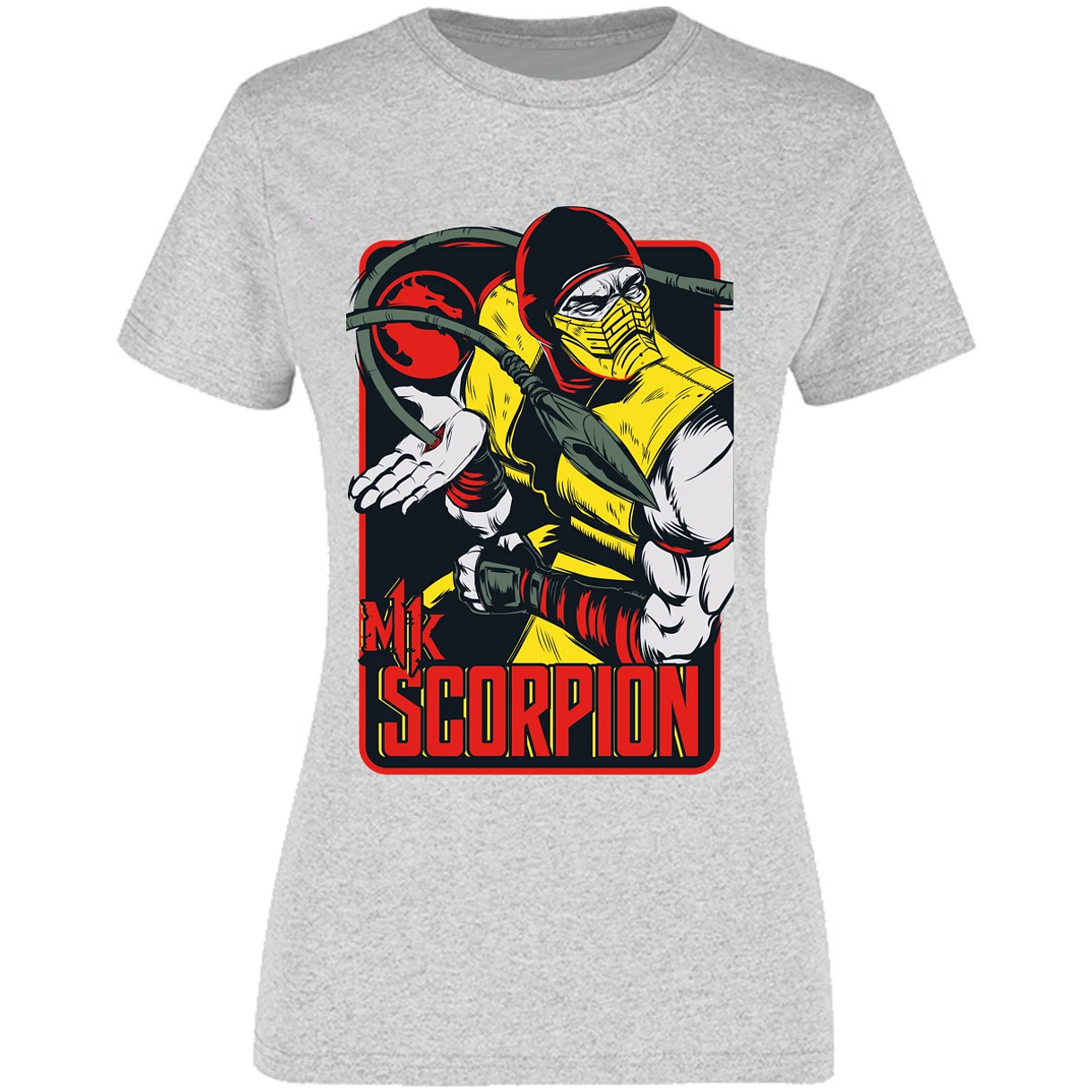 Blusa Mortal Kombat Scorpion Retro Mortal Kombat Blusa para Mujer 4