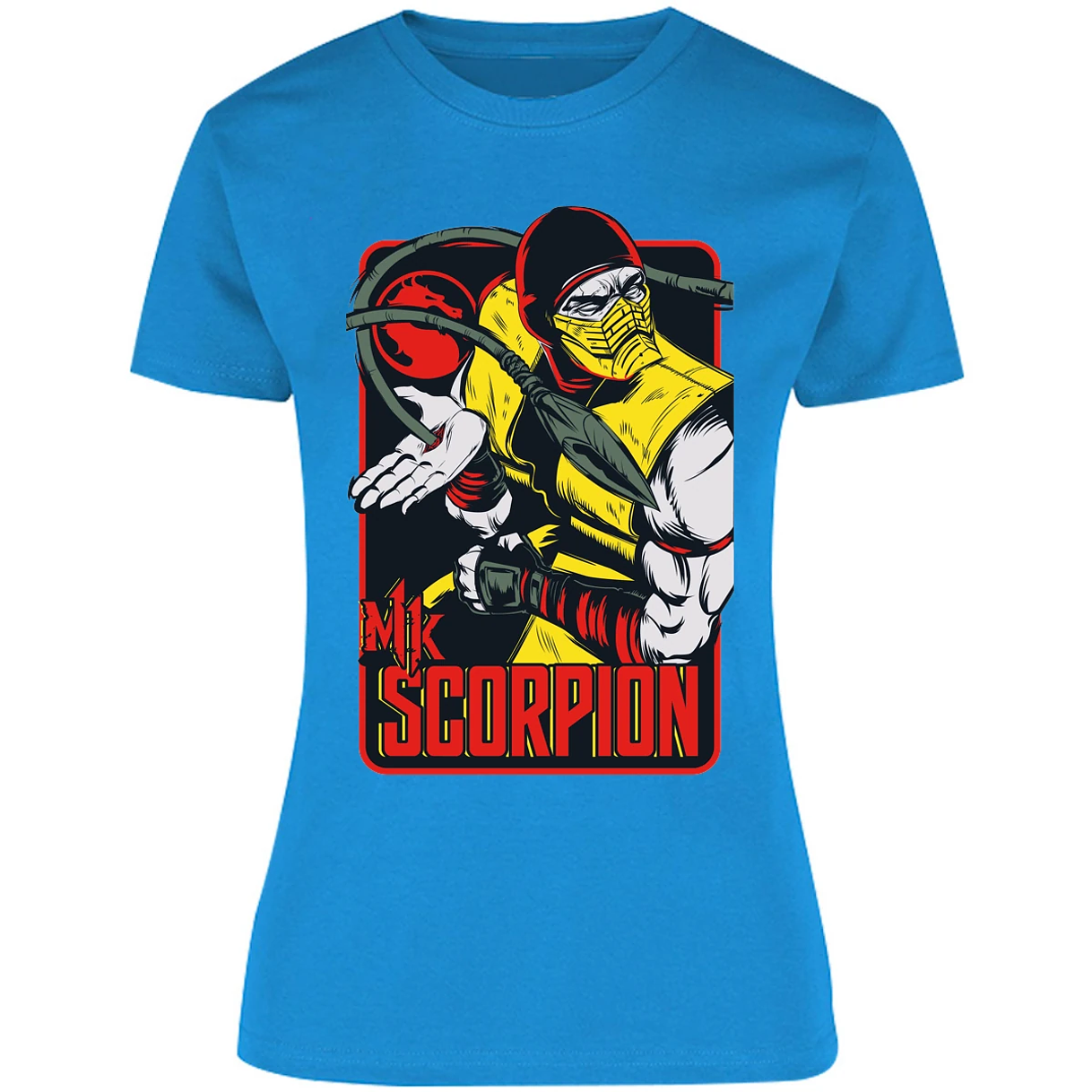 Blusa Mortal Kombat Scorpion Retro Mortal Kombat Blusa para Mujer 6