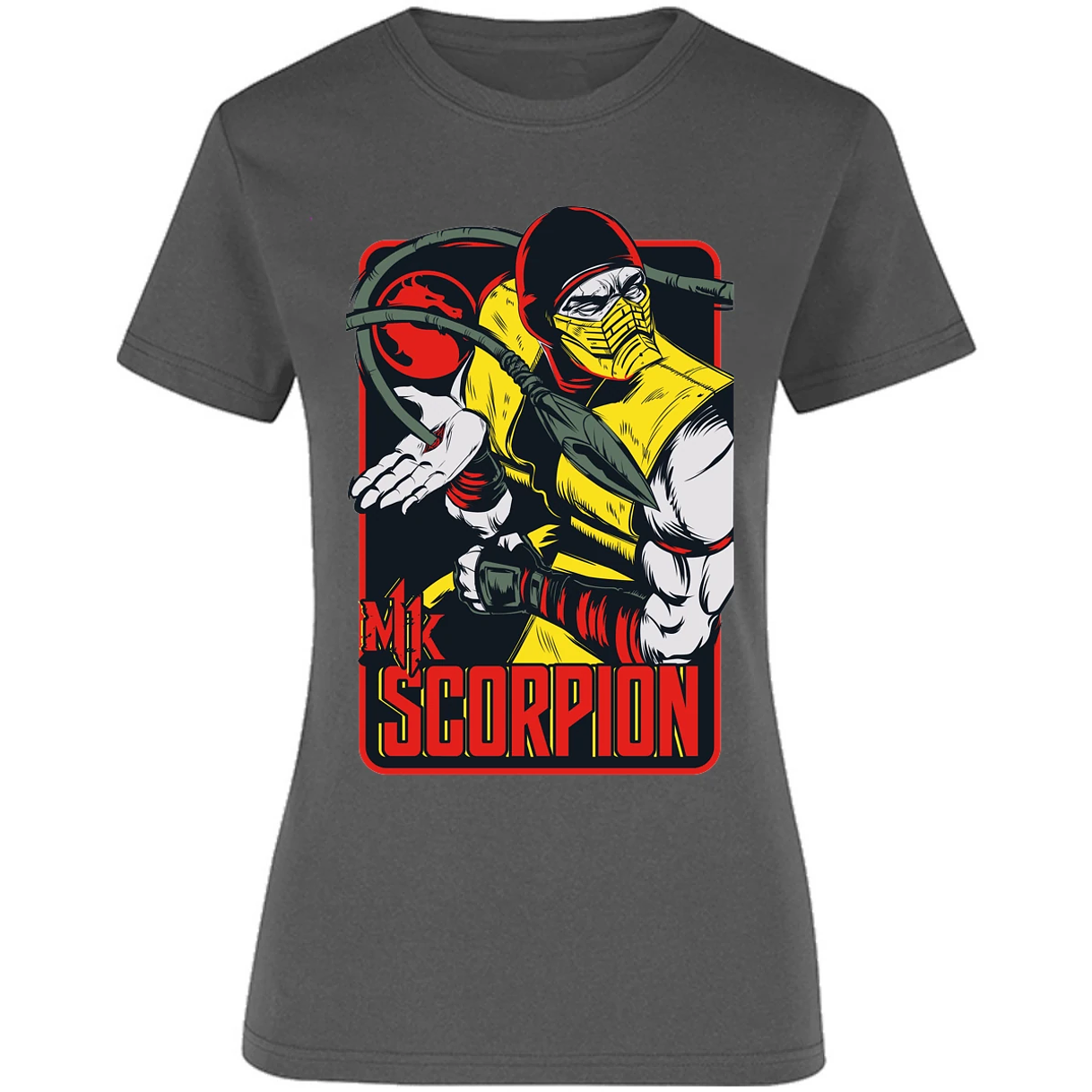Blusa Mortal Kombat Scorpion Retro Mortal Kombat Blusa para Mujer 11