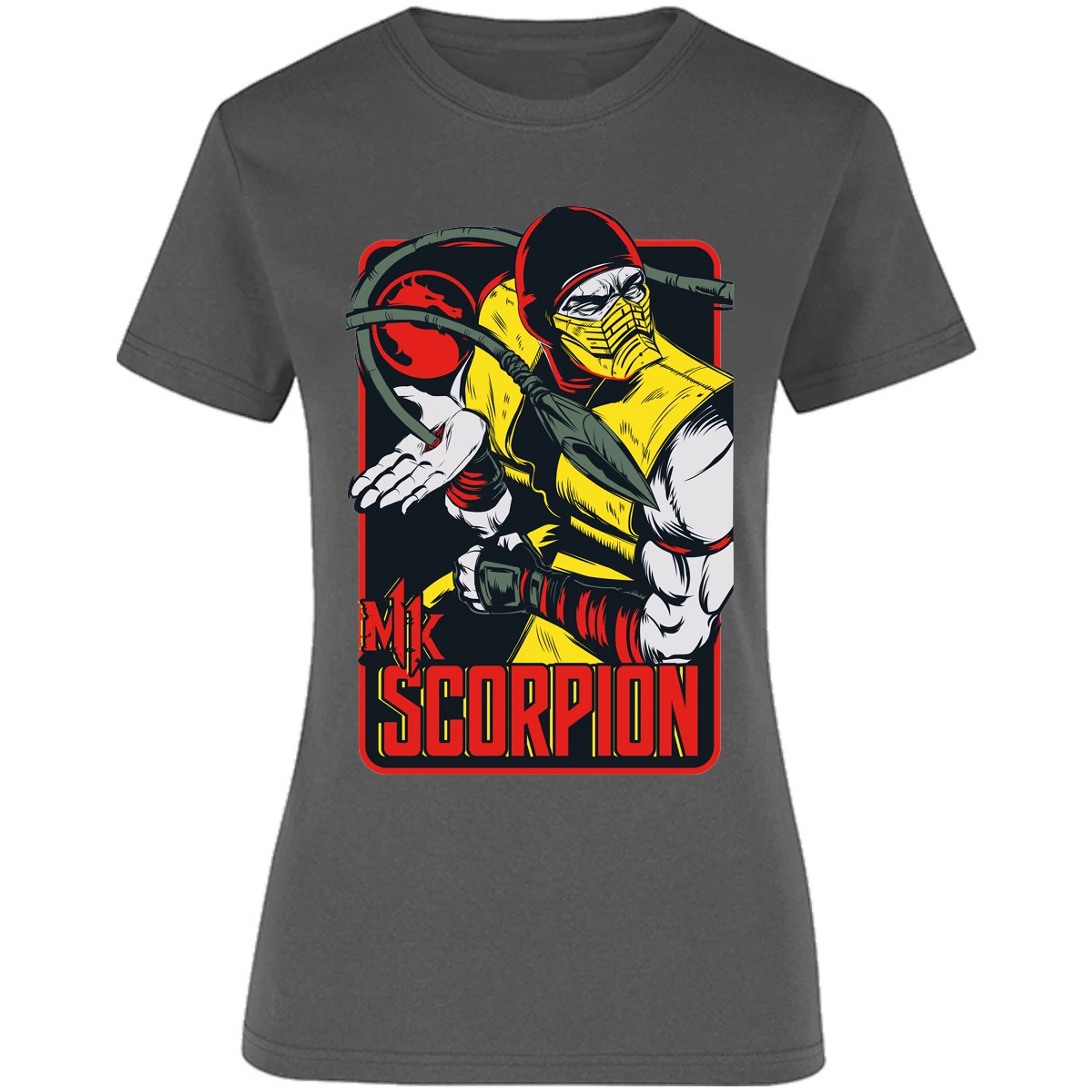 Blusa Mortal Kombat Scorpion Retro Mortal Kombat Blusa para Mujer 11