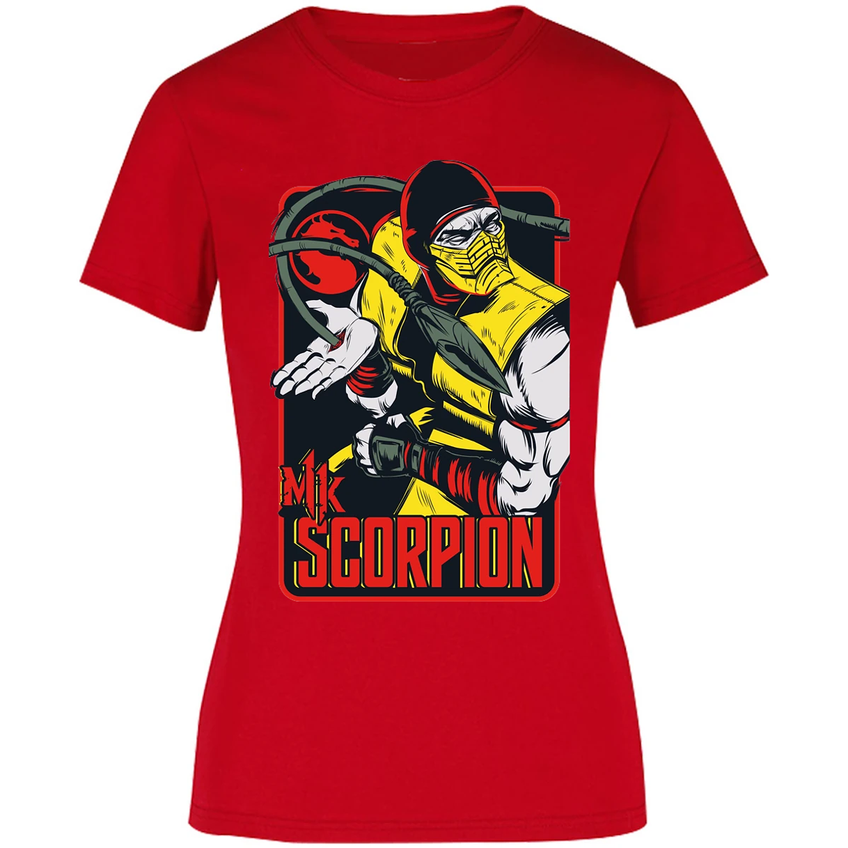 Blusa Mortal Kombat Scorpion Retro Mortal Kombat Blusa para Mujer 13