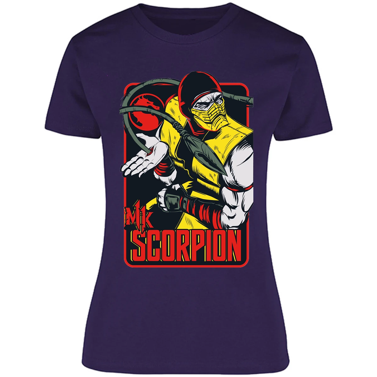 Blusa Mortal Kombat Scorpion Retro Mortal Kombat Blusa para Mujer 15