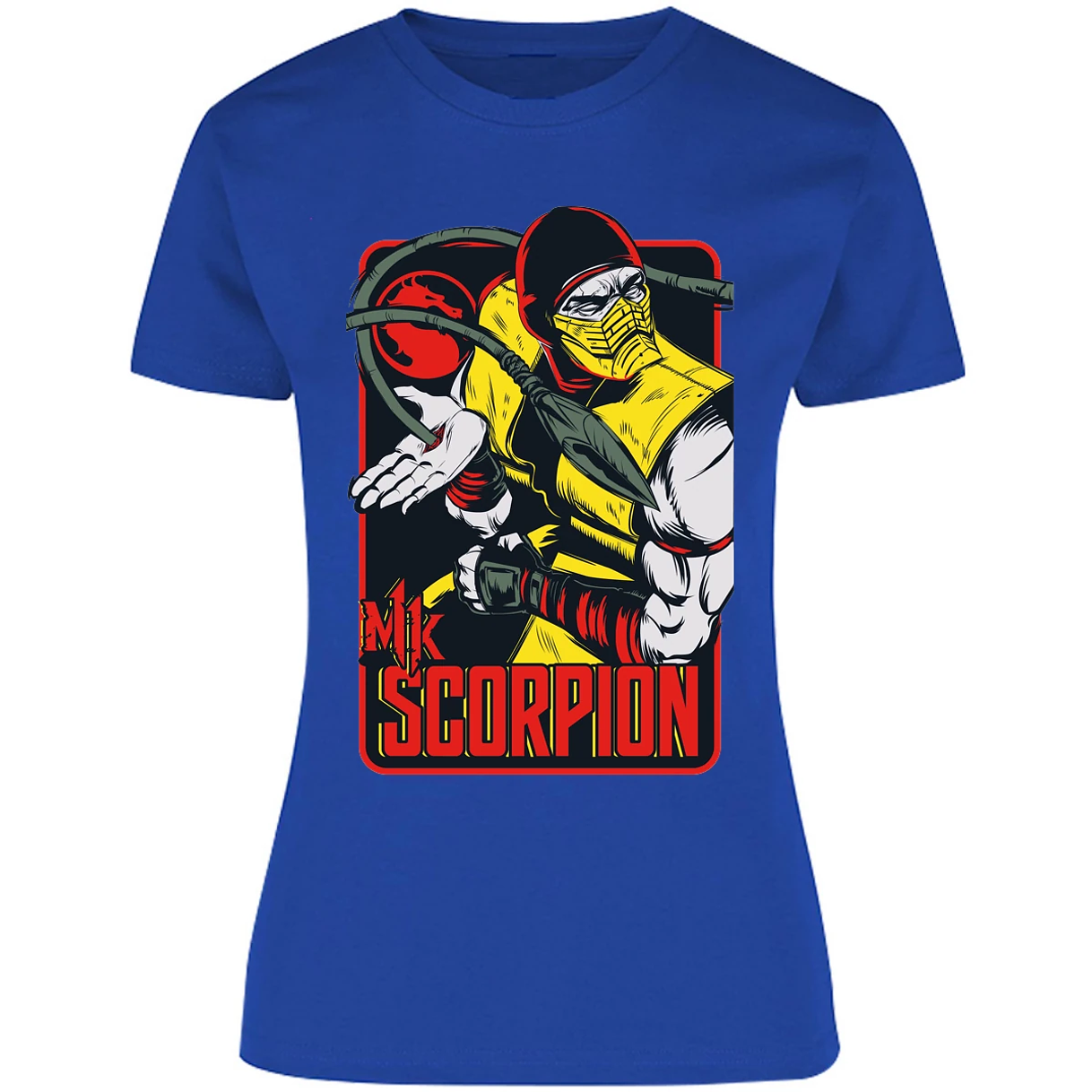 Blusa Mortal Kombat Scorpion Retro Mortal Kombat Blusa para Mujer 16