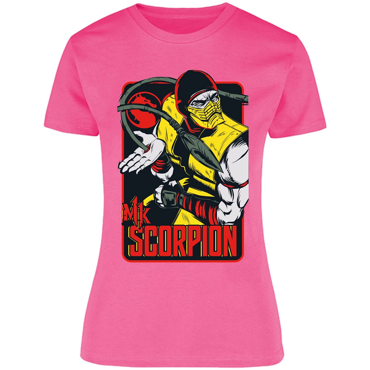 Blusa Mortal Kombat Scorpion Retro Mortal Kombat Blusa para Mujer 17