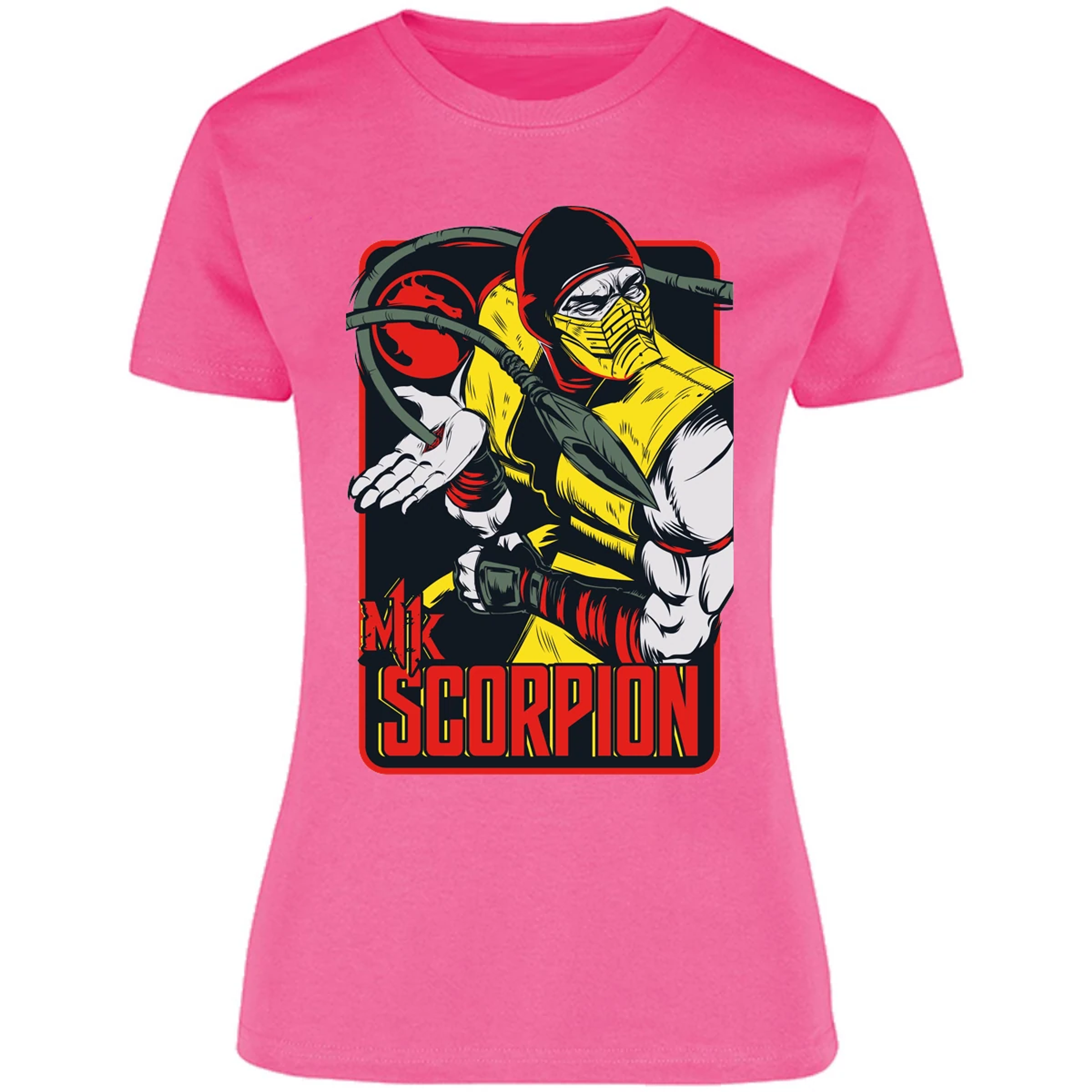 Blusa Mortal Kombat Scorpion Retro Mortal Kombat Blusa para Mujer 17