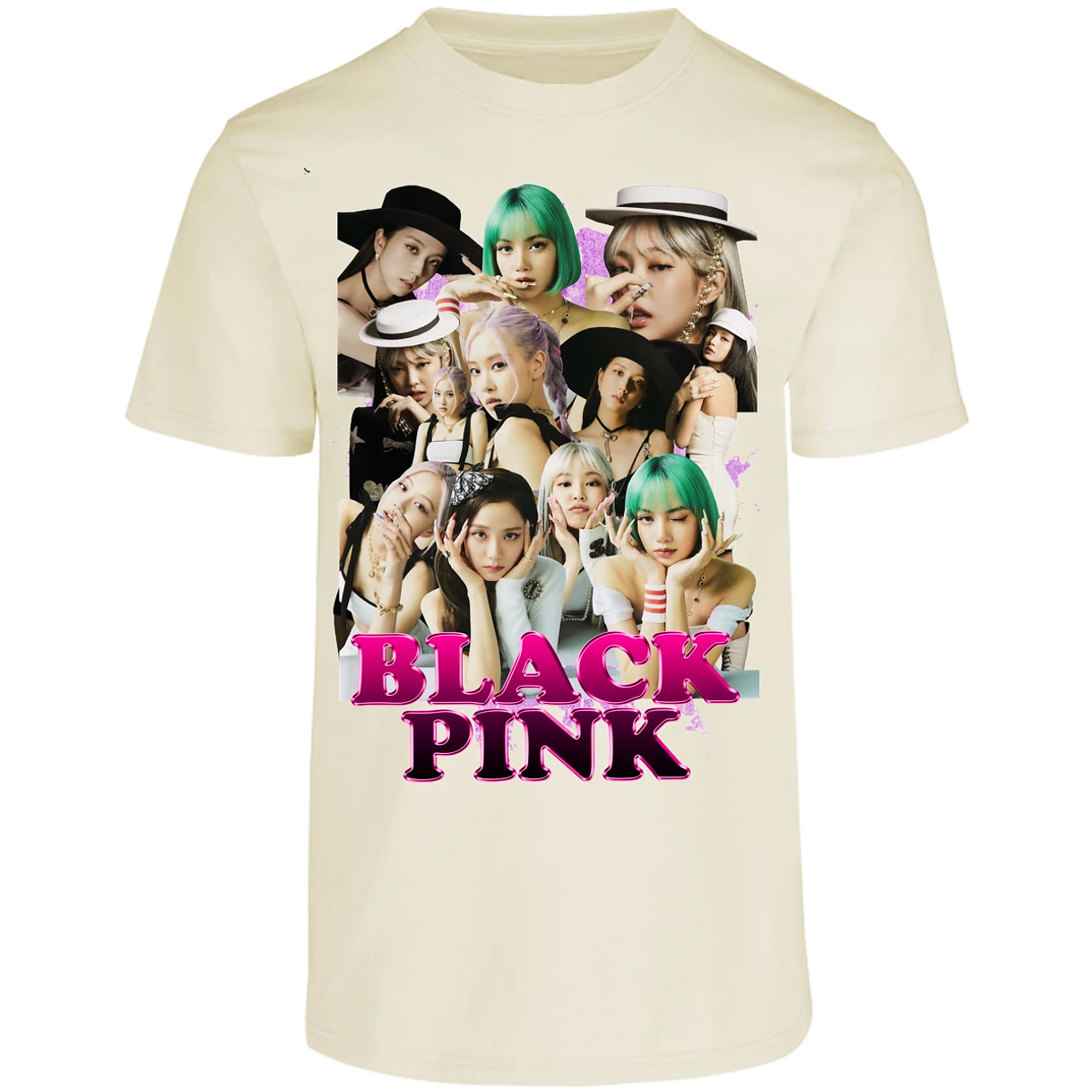 Playera Musica Black Pink Printable para Adulto 17
