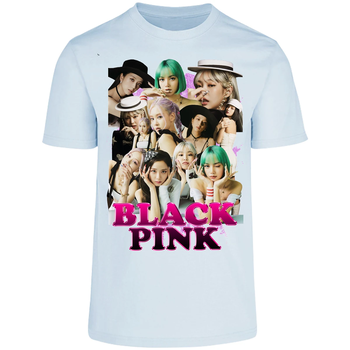 Playera Musica Black Pink Printable para Adulto 12