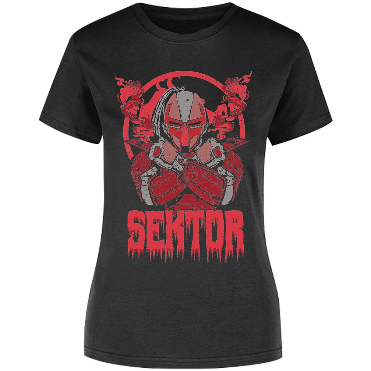 Blusa Mortal Kombat Sektor Mortal Kombat Blusa para Mujer 17