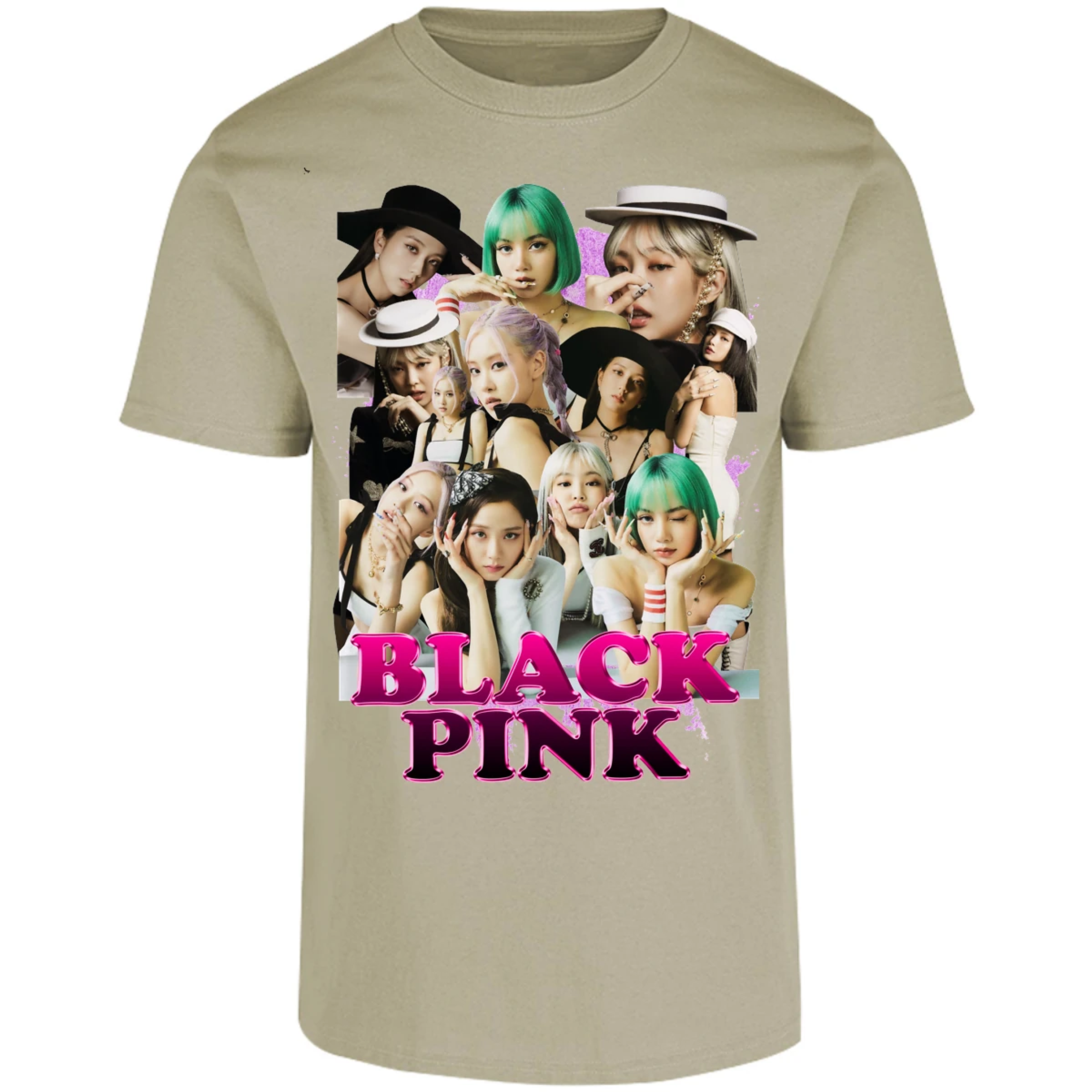 Playera Musica Black Pink Printable para Adulto 28