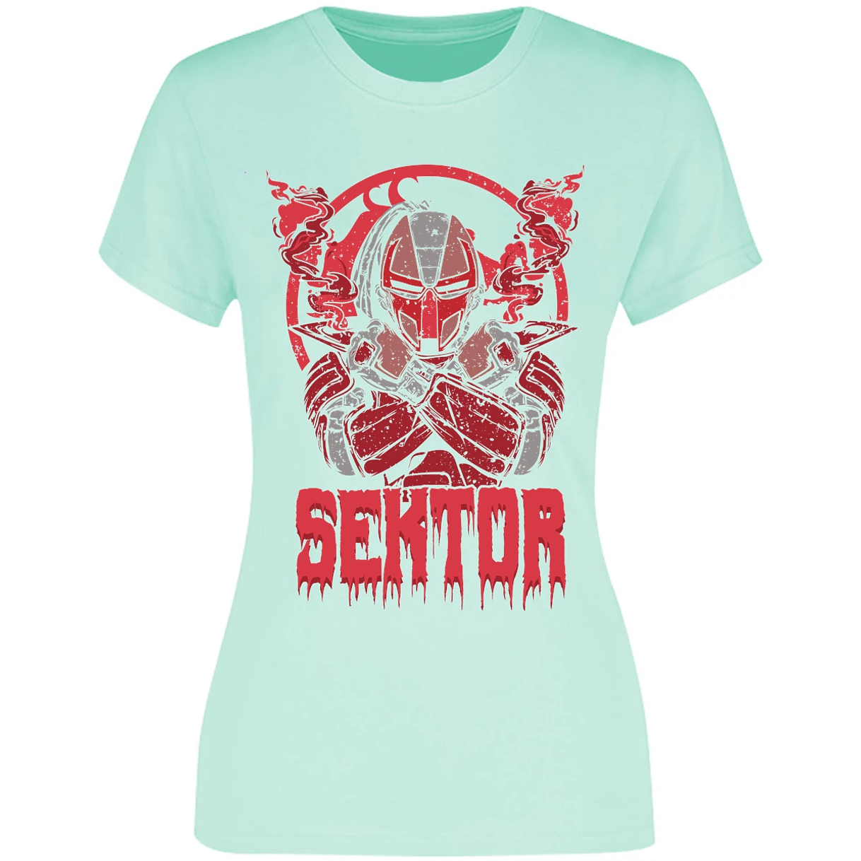 Blusa Mortal Kombat Sektor Mortal Kombat Blusa para Mujer 3