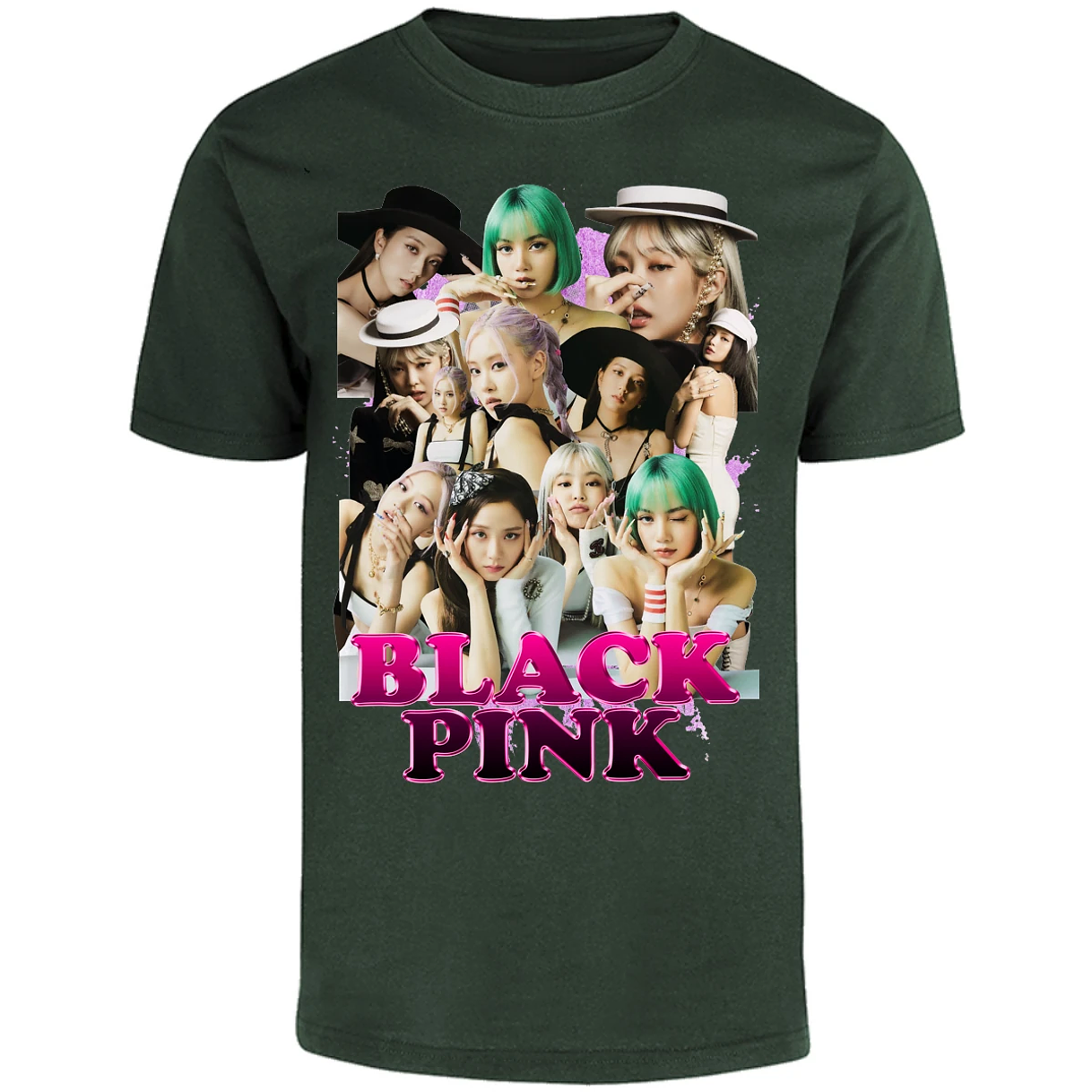 Playera Musica Black Pink Printable para Adulto 2