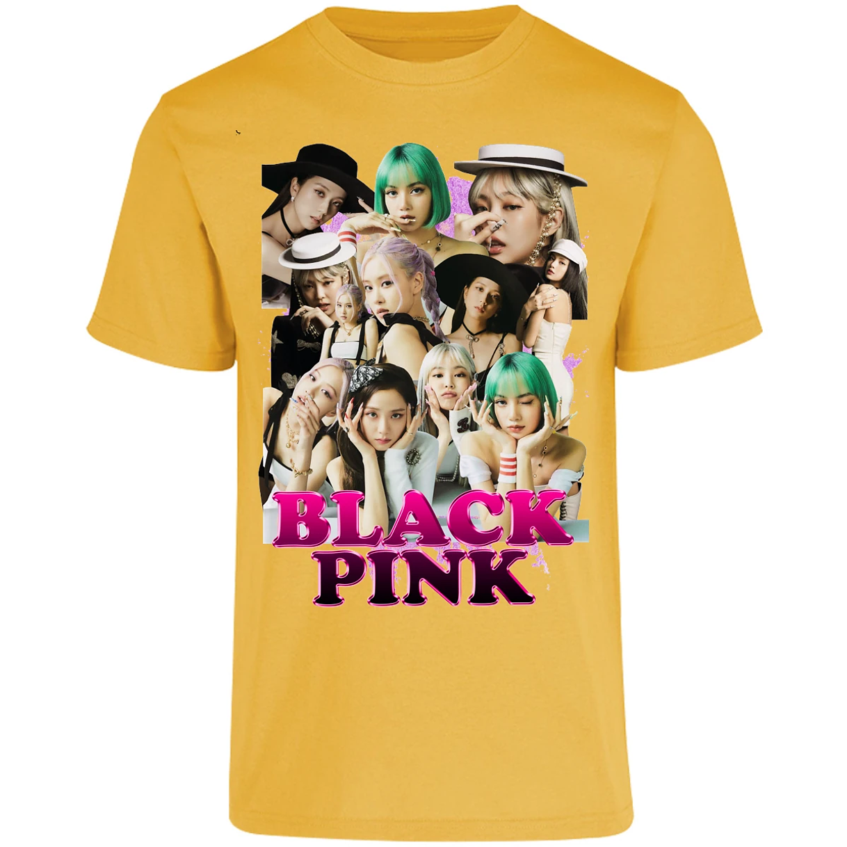 Playera Musica Black Pink Printable para Adulto 10