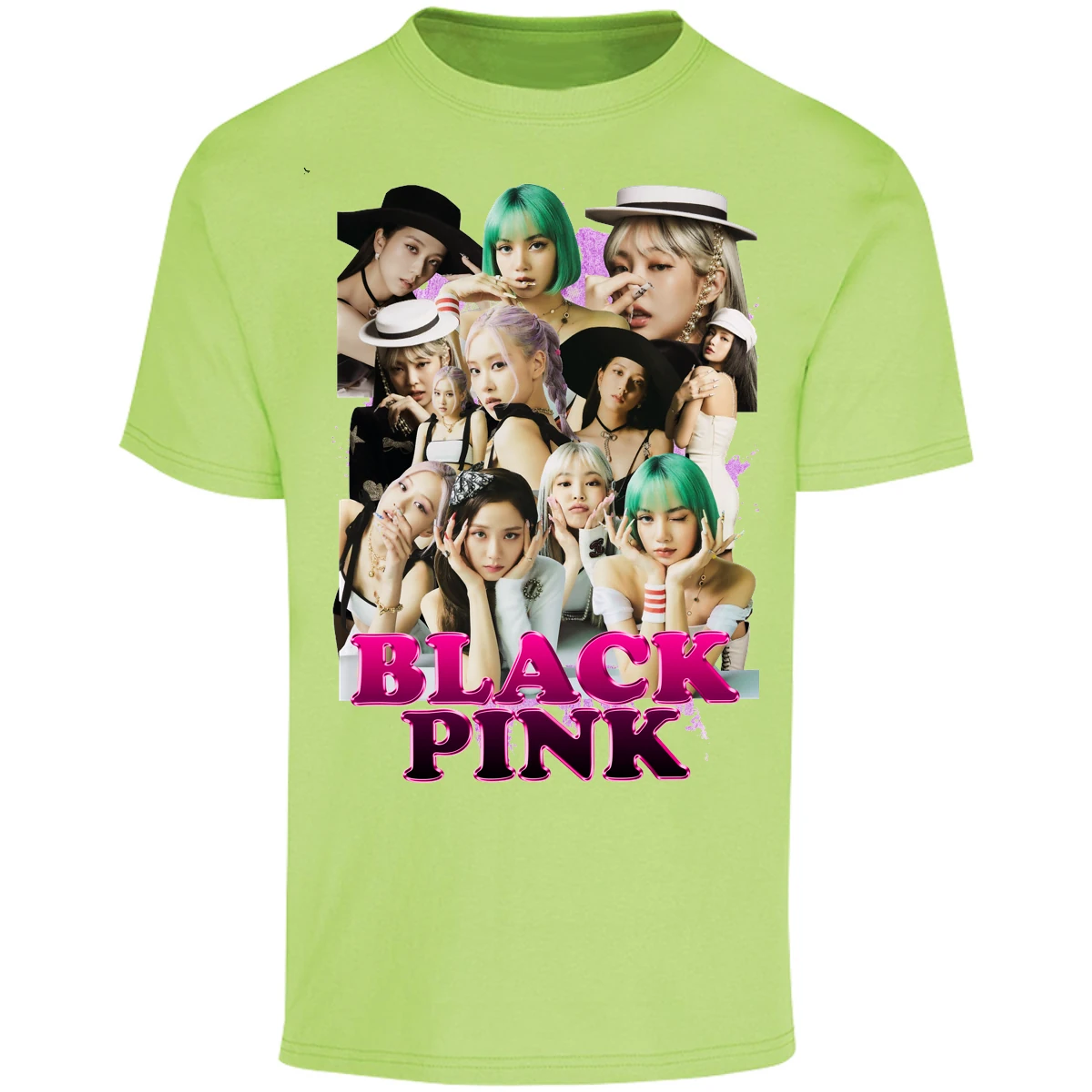 Playera Musica Black Pink Printable para Adulto 18