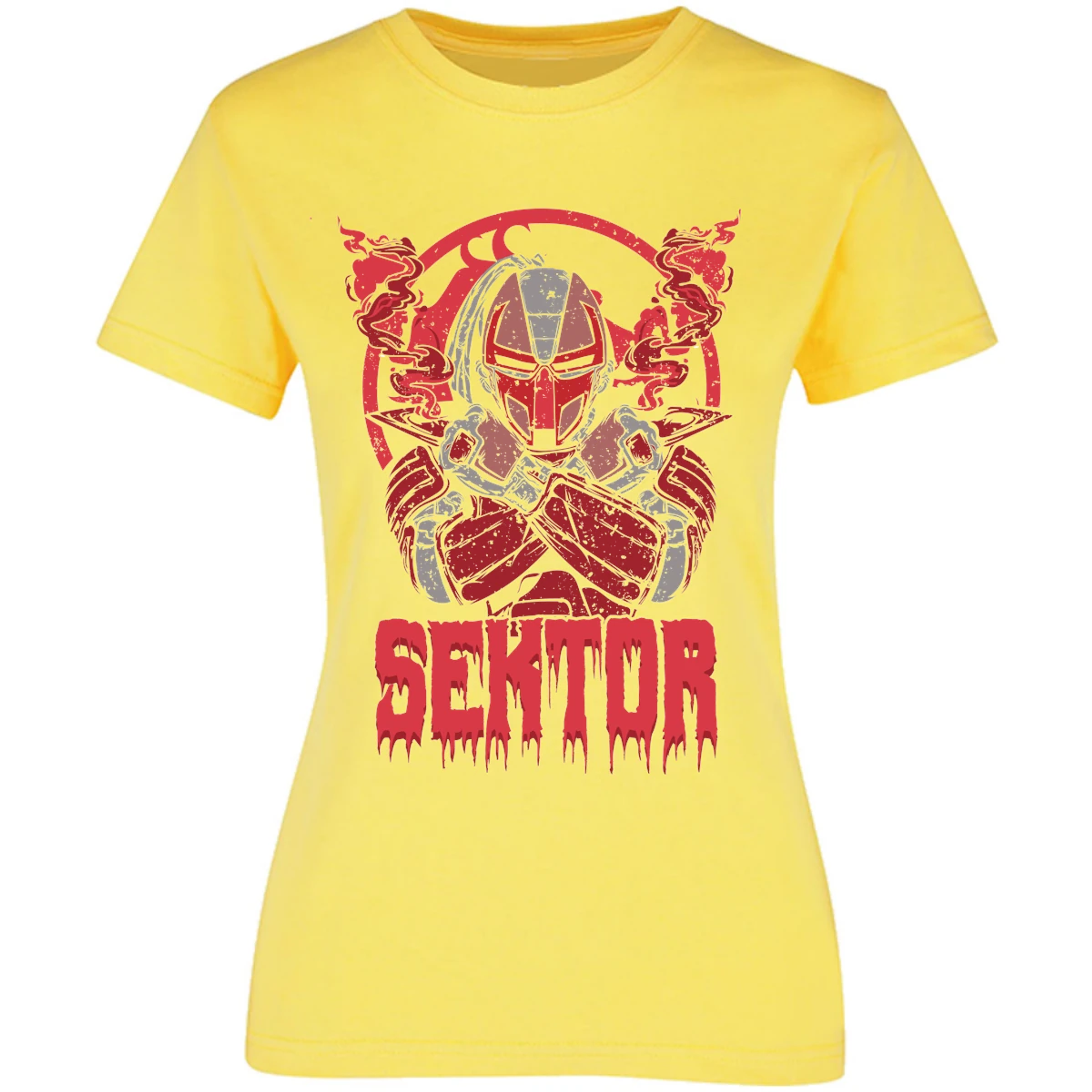Blusa Mortal Kombat Sektor Mortal Kombat Blusa para Mujer 16