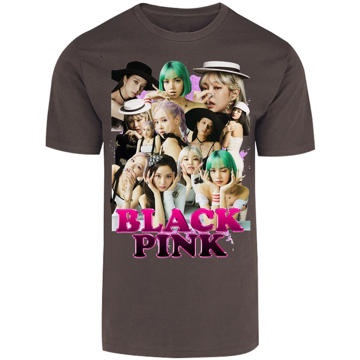 Playera Musica Black Pink Printable para Adulto 23