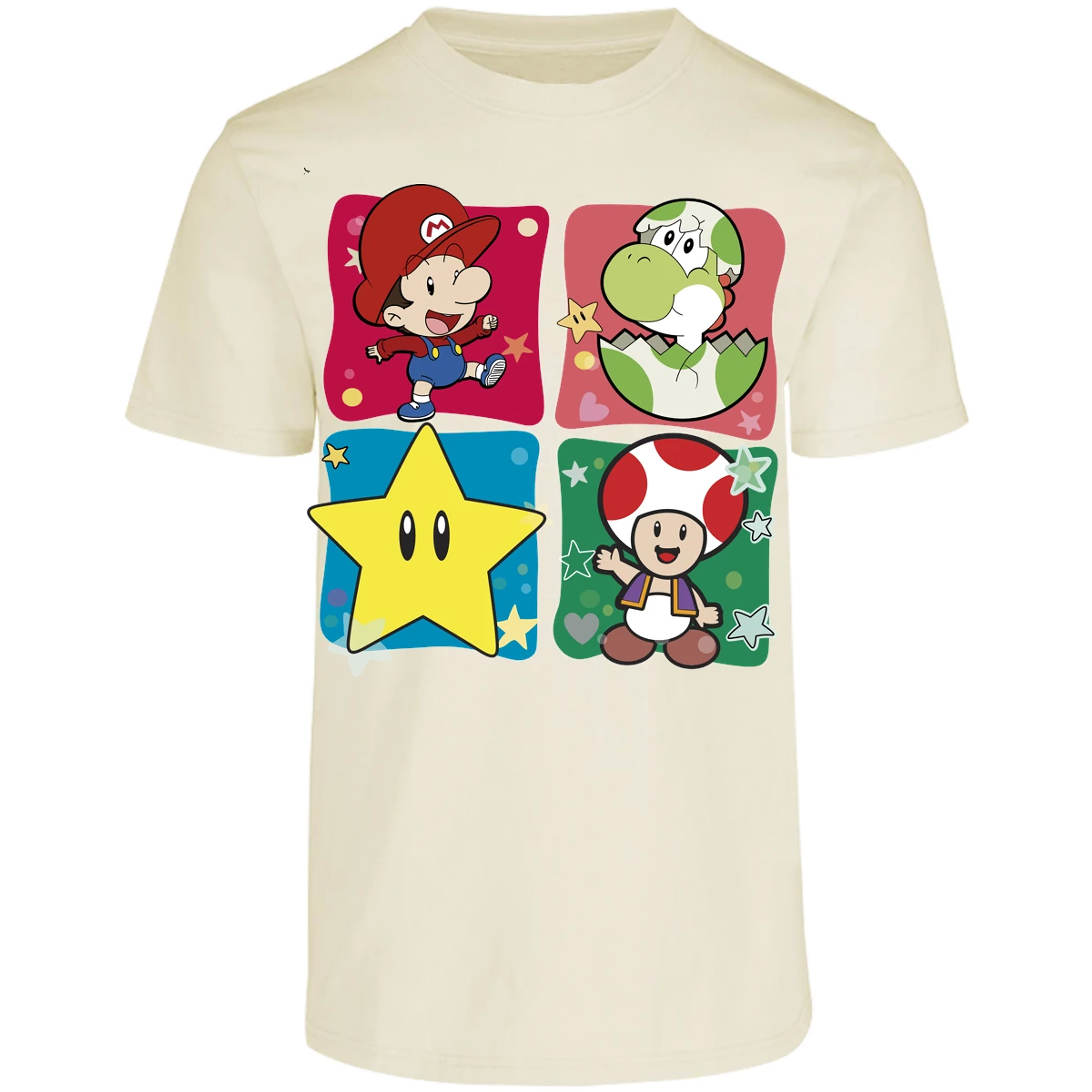 Playera Mario Bros Baby Mario para Adulto 3