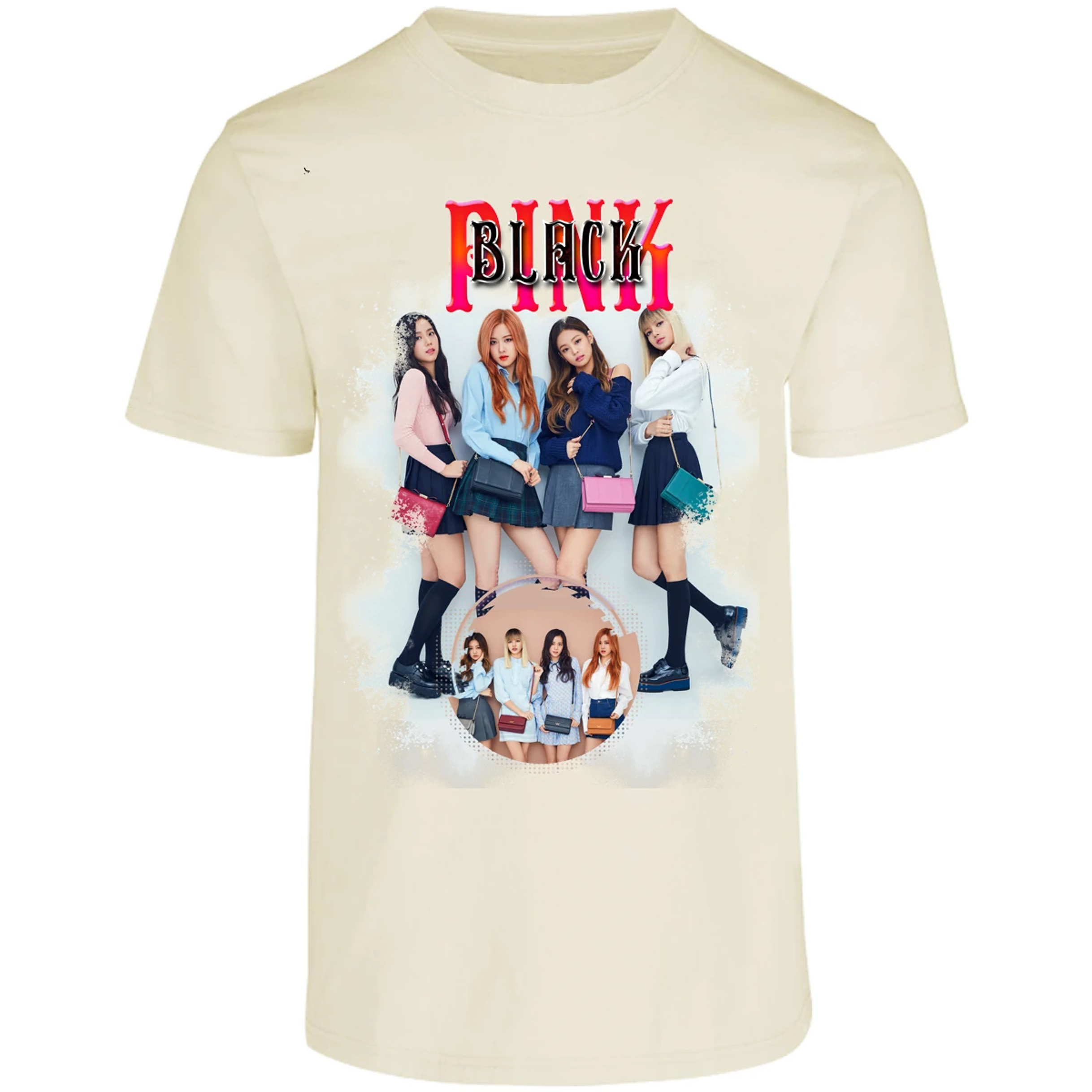 Playera Musica Black Pink Sublimation para Adulto 17