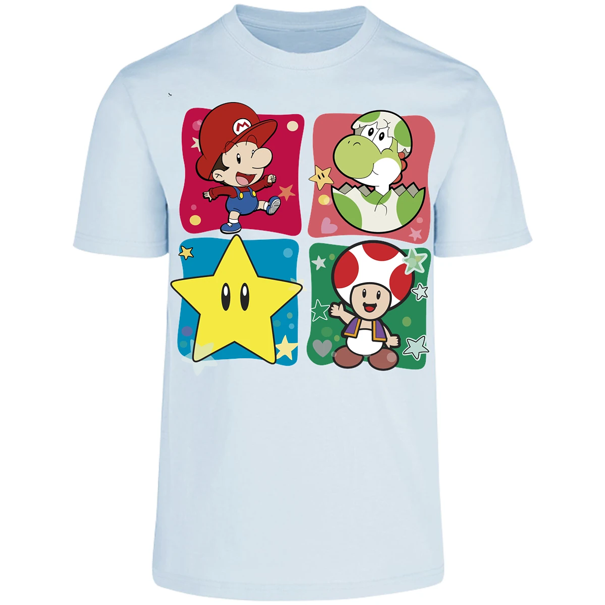 Playera Mario Bros Baby Mario para Adulto 11