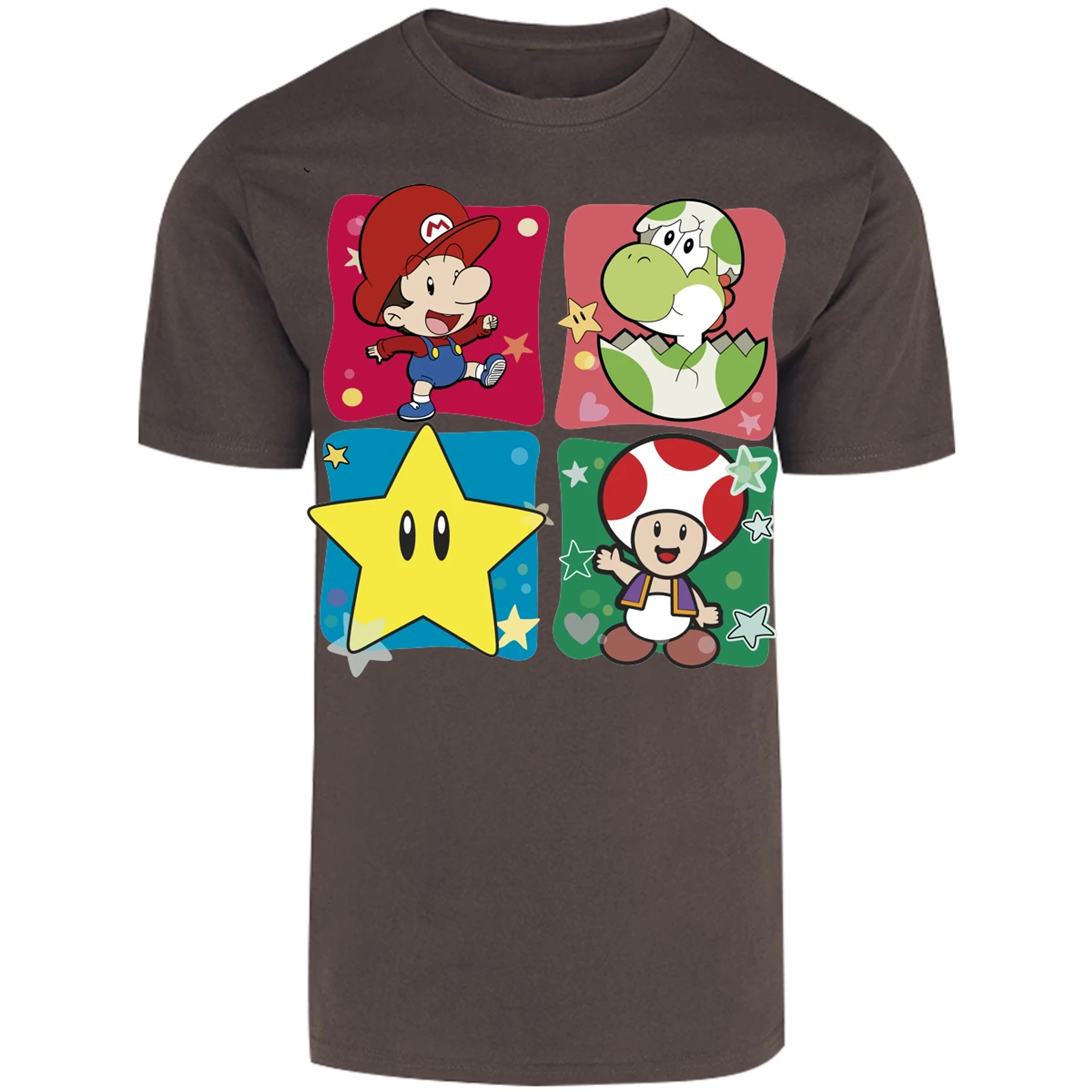 Playera Mario Bros Baby Mario para Adulto 4