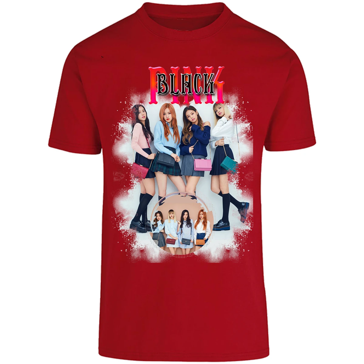 Playera Musica Black Pink Sublimation para Adulto 6