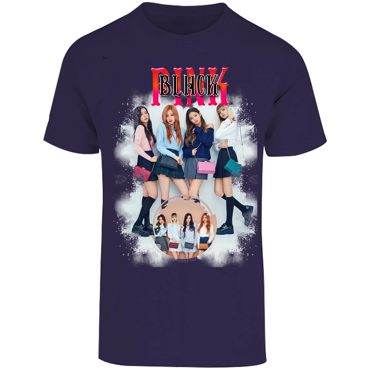 Playera Musica Black Pink Sublimation para Adulto 7