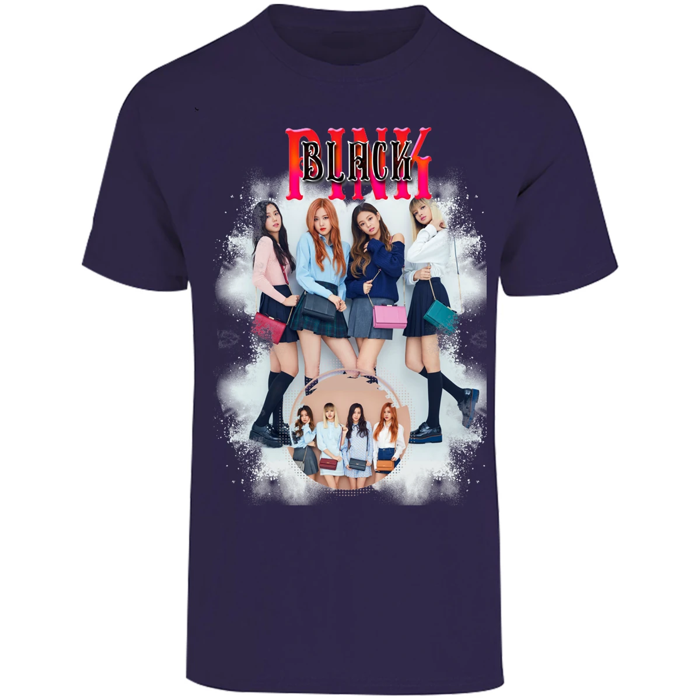 Playera Musica Black Pink Sublimation para Adulto 7