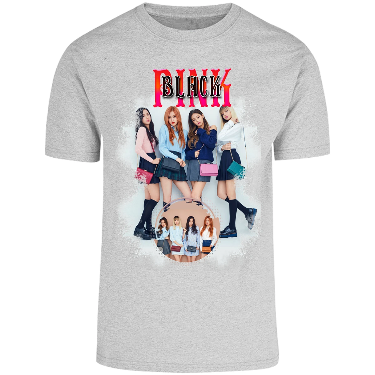 Playera Musica Black Pink Sublimation para Adulto 8