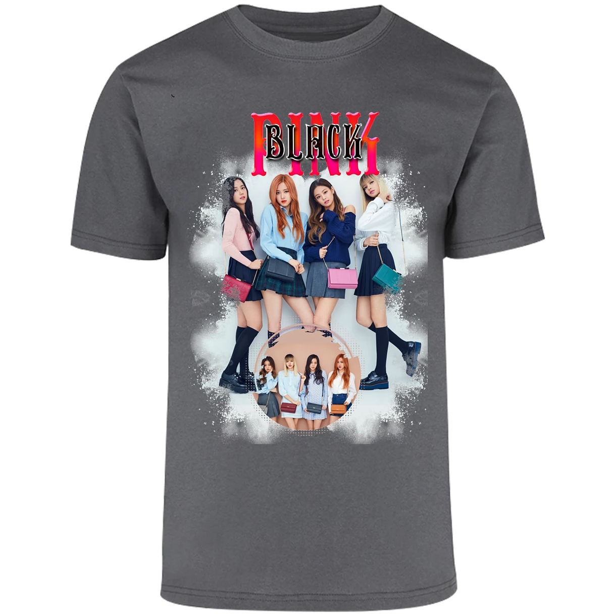 Playera Musica Black Pink Sublimation para Adulto 10