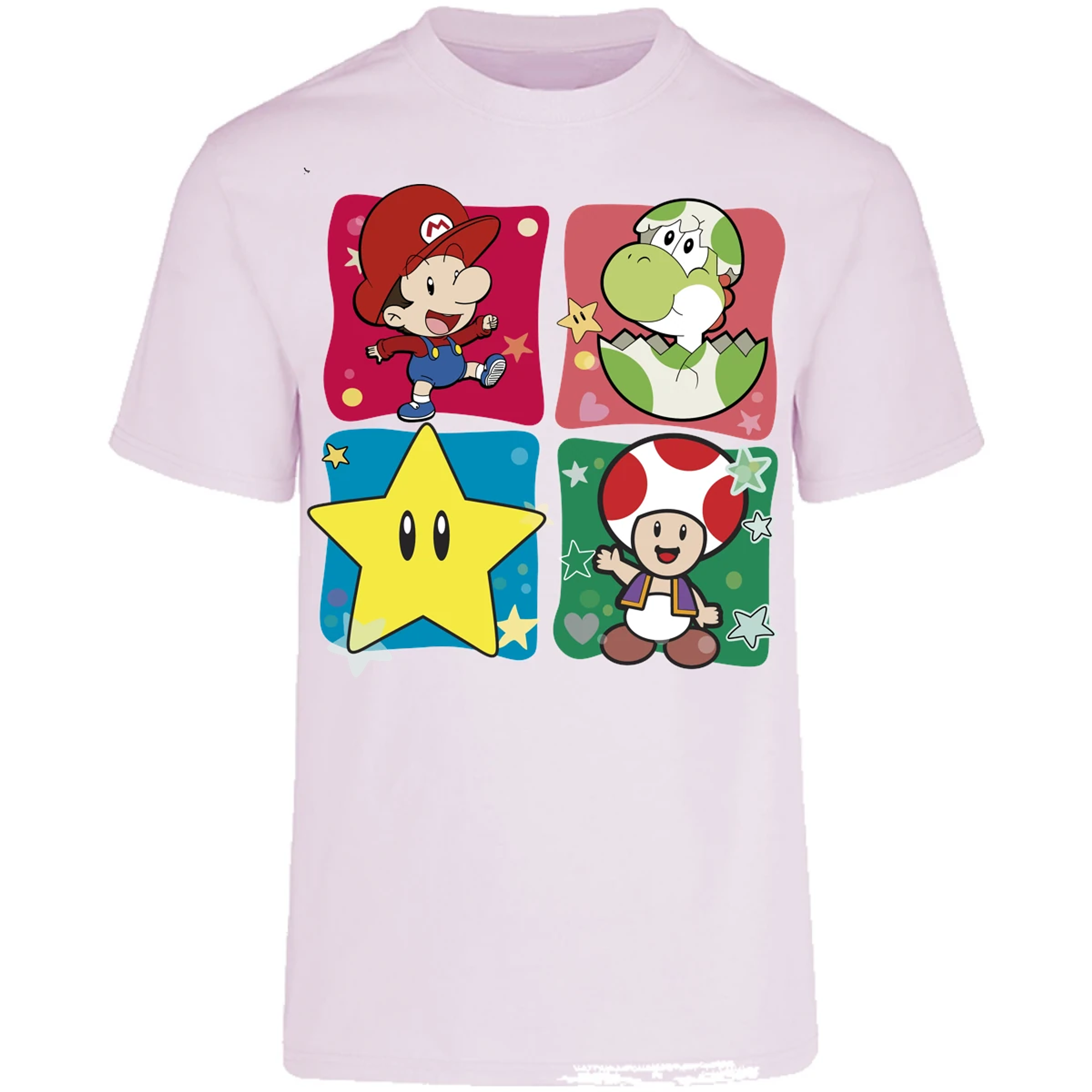 Playera Mario Bros Baby Mario para Adulto 12