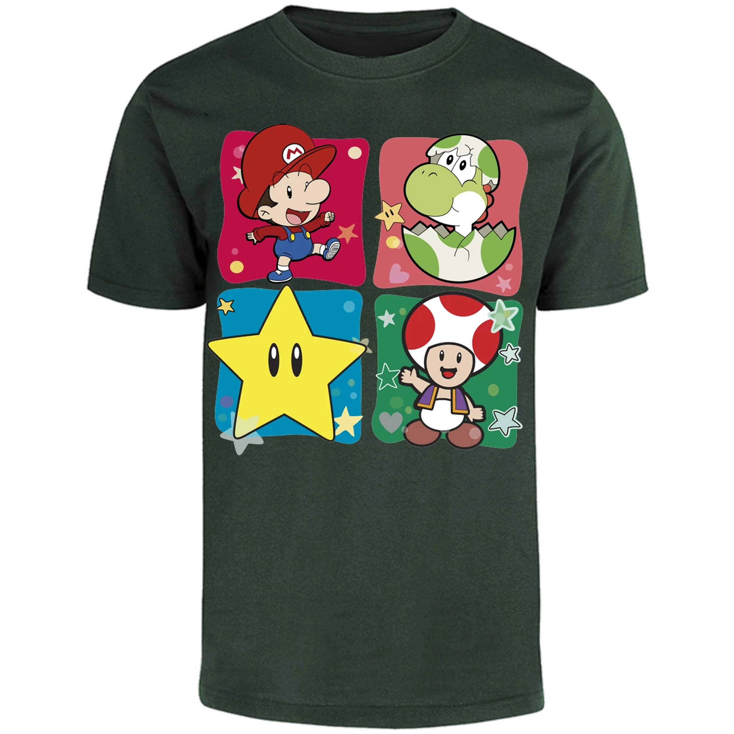 Playera Mario Bros Baby Mario para Adulto 14