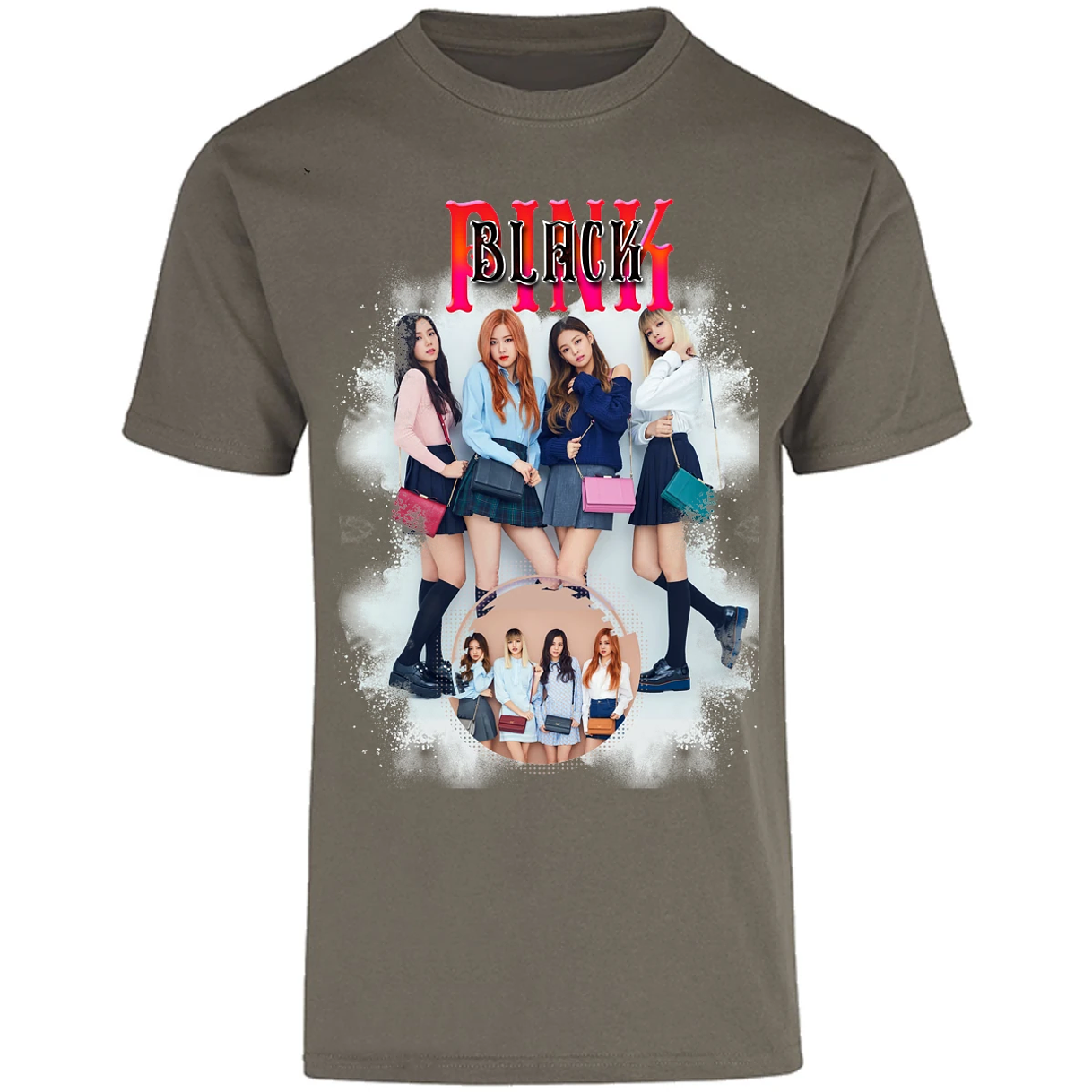 Playera Musica Black Pink Sublimation para Adulto 12