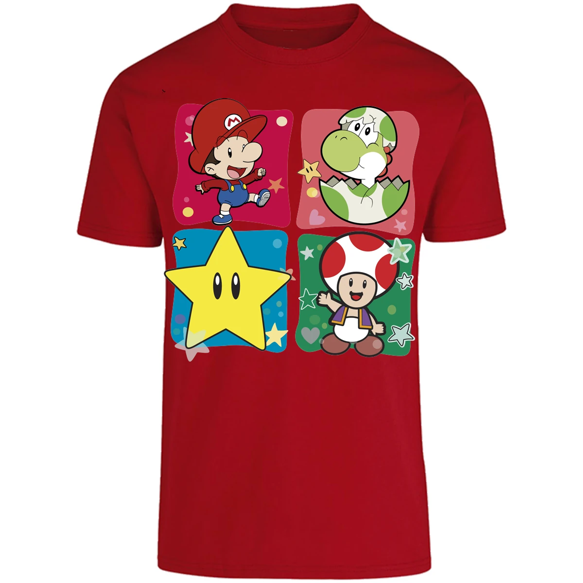Playera Mario Bros Baby Mario para Adulto 15