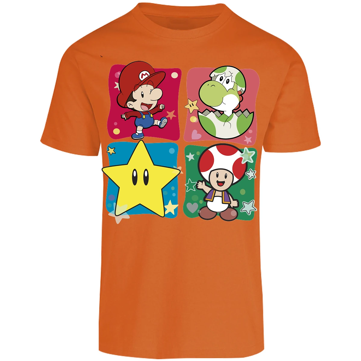 Playera Mario Bros Baby Mario para Adulto 17