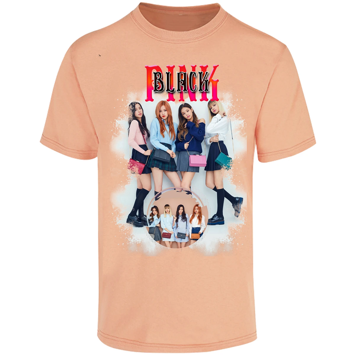 Playera Musica Black Pink Sublimation para Adulto 15