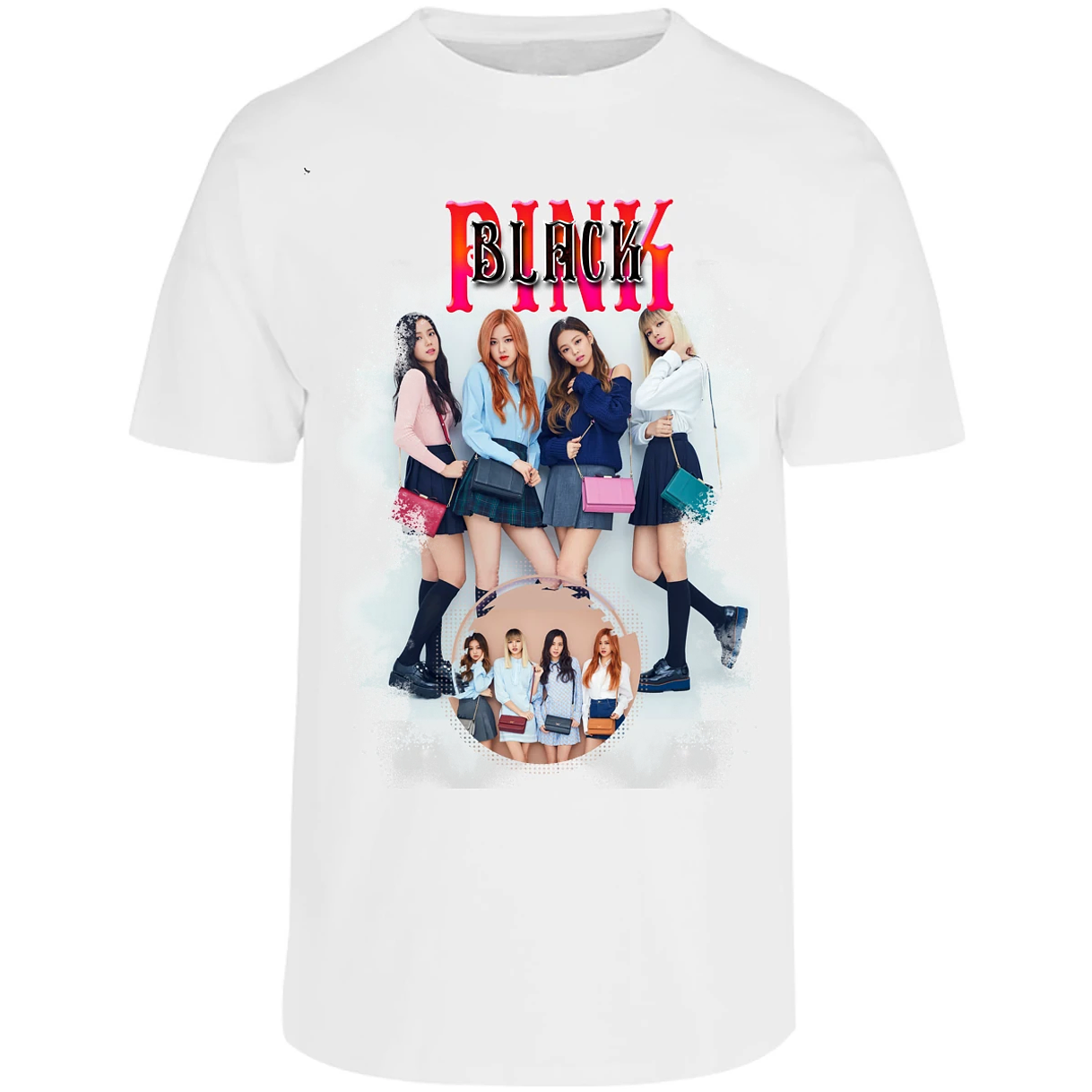 Playera Musica Black Pink Sublimation para Adulto 30