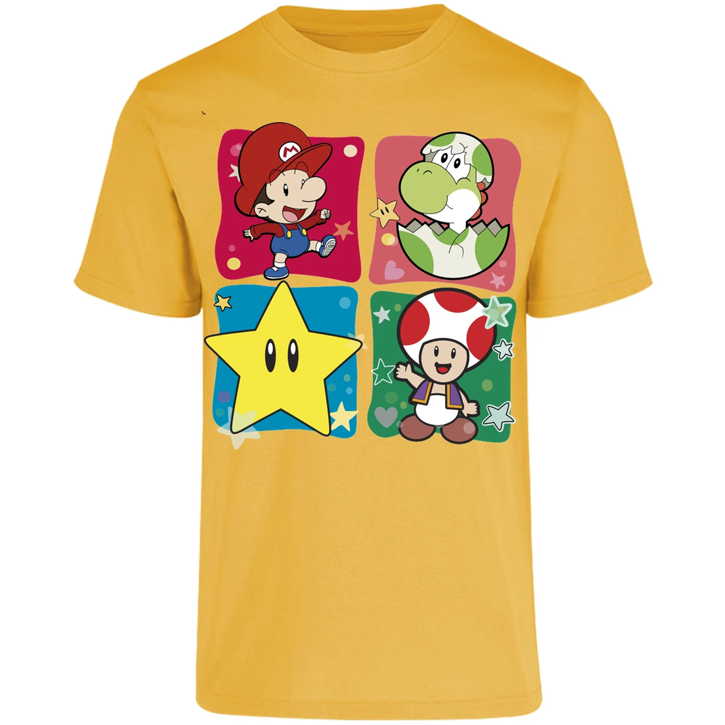 Playera Mario Bros Baby Mario para Adulto 23