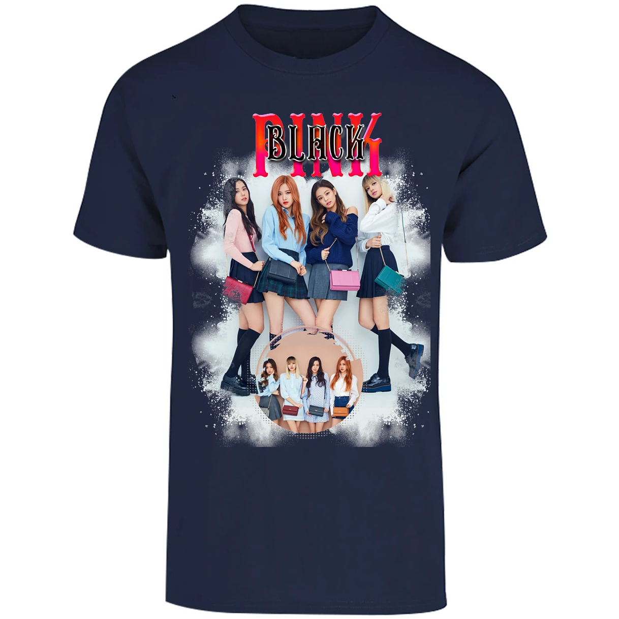 Playera Musica Black Pink Sublimation para Adulto 24