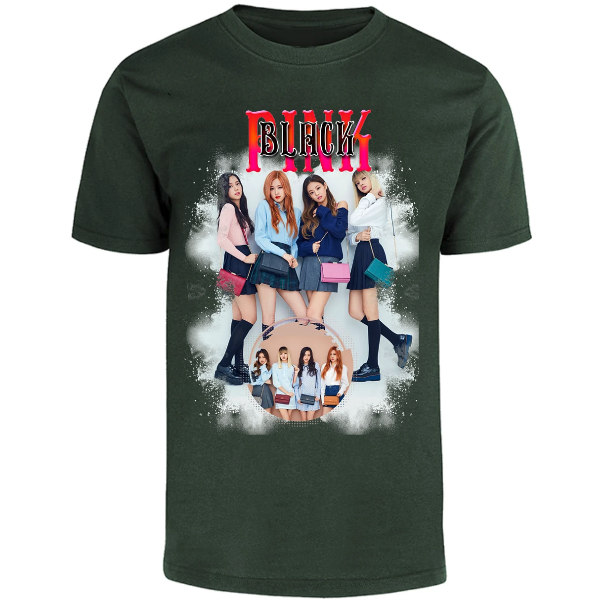 Playera Musica Black Pink Sublimation para Adulto 29