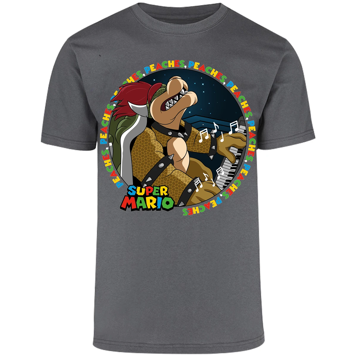 Playera Mario Bros Bowser Peaches para Adulto 1