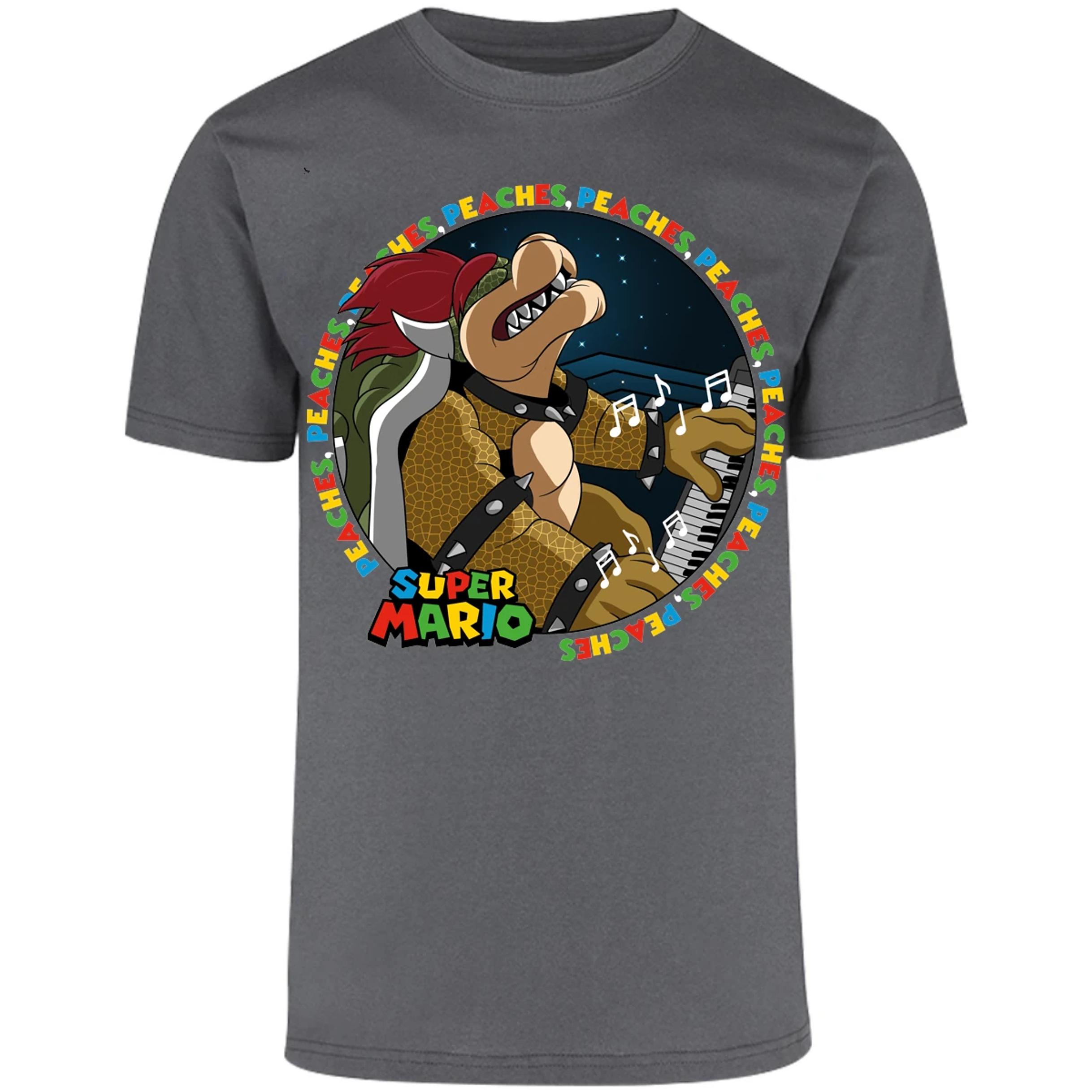 Playera Mario Bros Bowser Peaches para Adulto 1