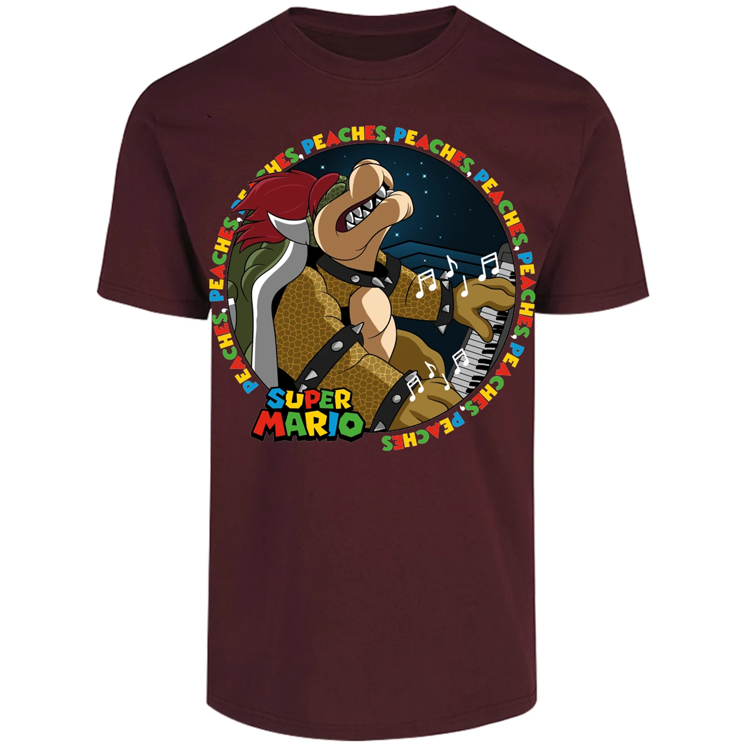 Playera Mario Bros Bowser Peaches para Adulto 3