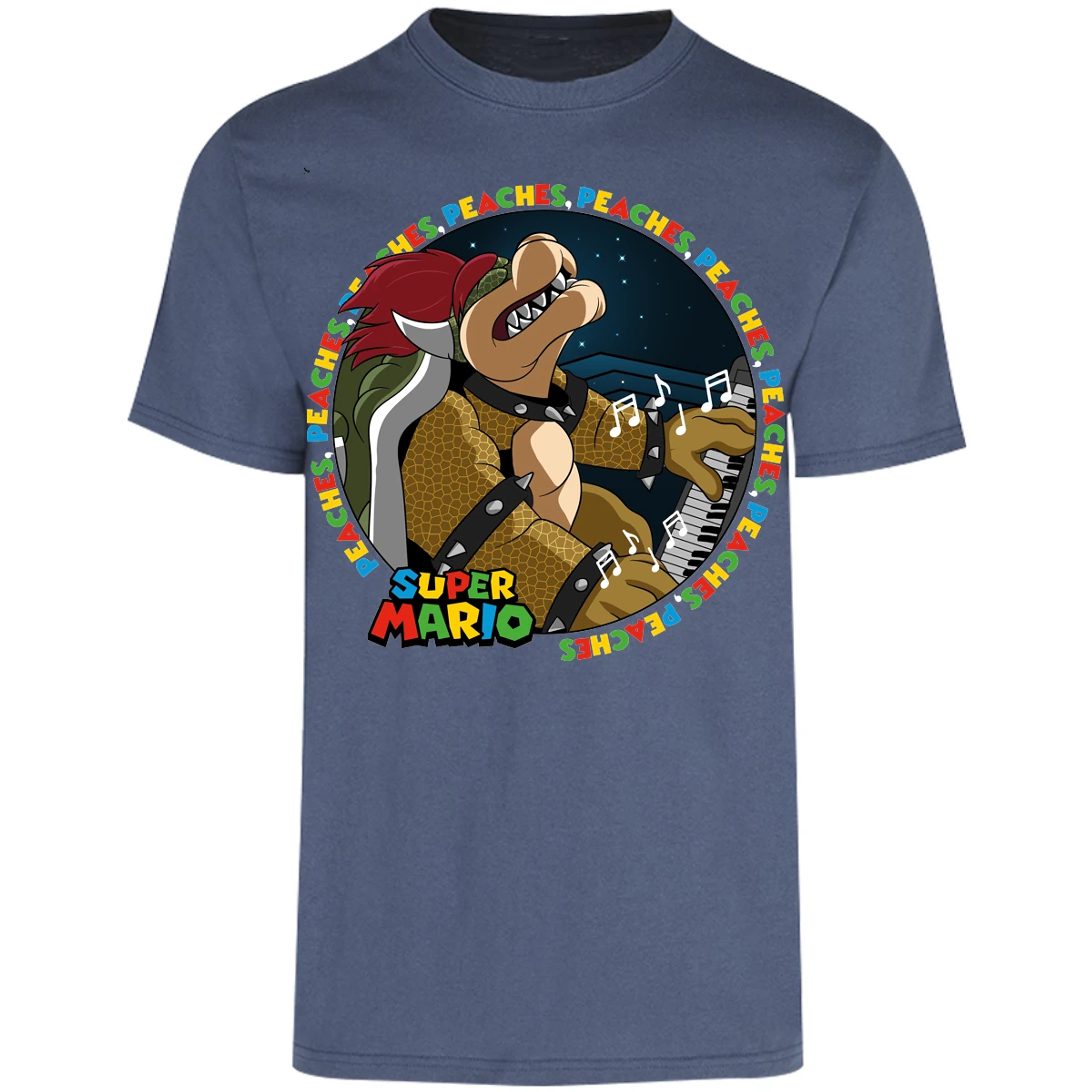 Playera Mario Bros Bowser Peaches para Adulto 4