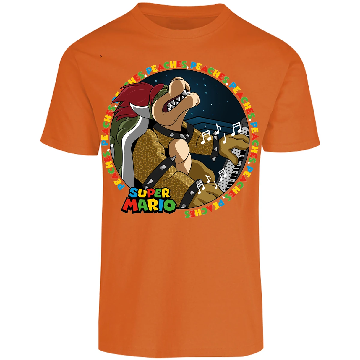 Playera Mario Bros Bowser Peaches para Adulto 11