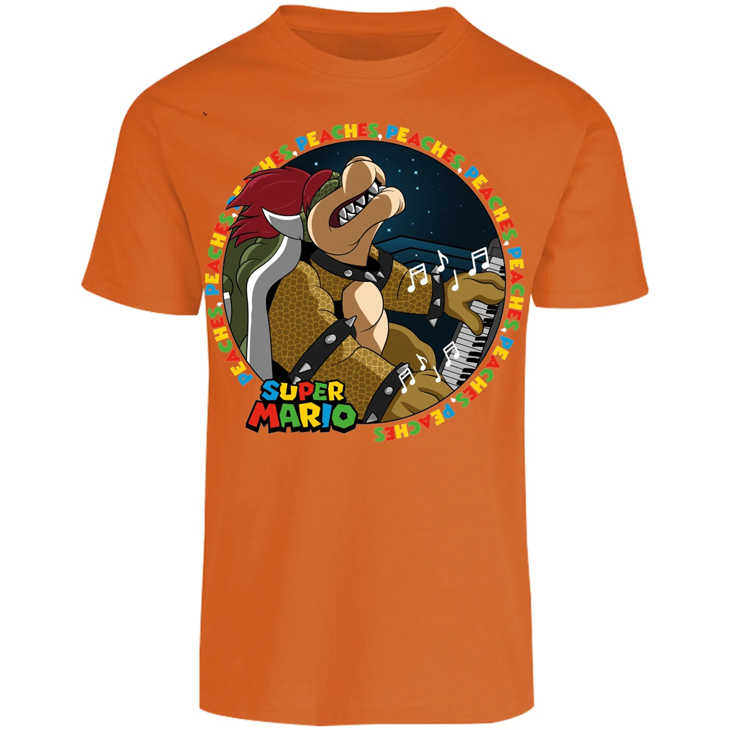 Playera Mario Bros Bowser Peaches para Adulto 11