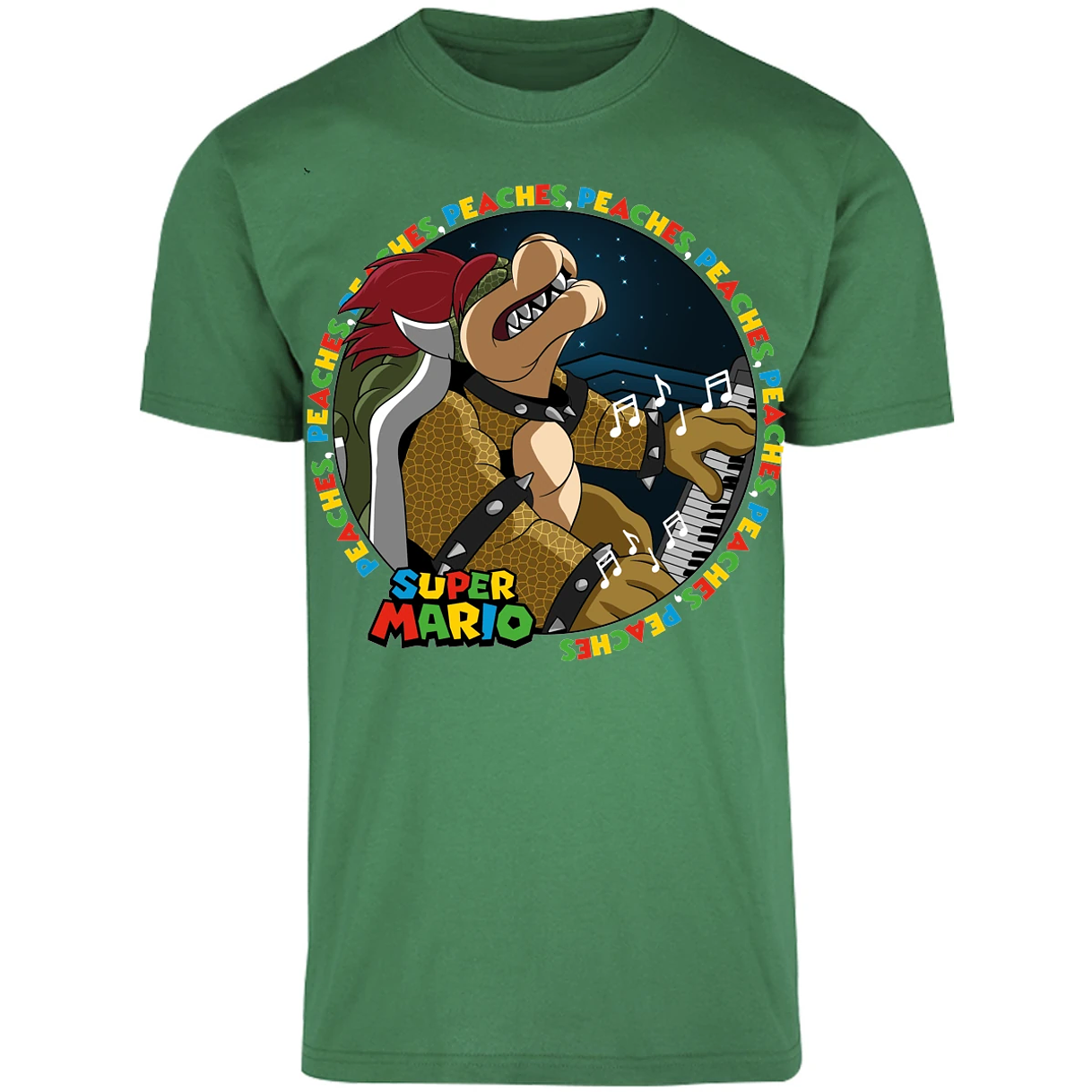 Playera Mario Bros Bowser Peaches para Adulto 12
