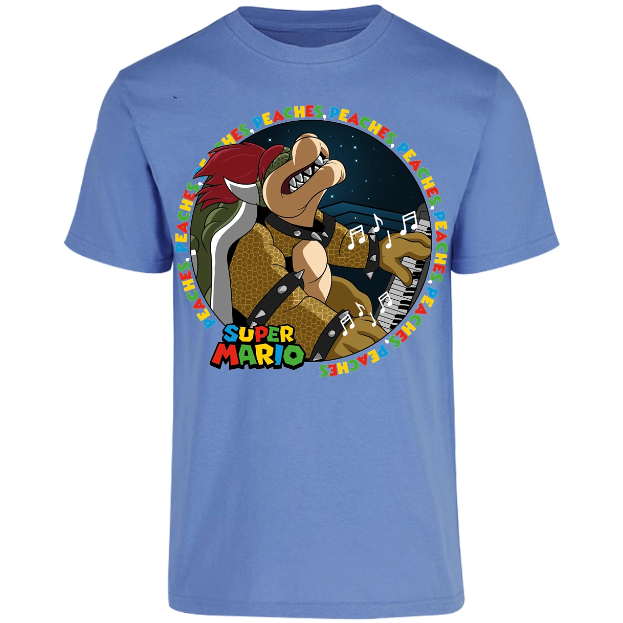 Playera Mario Bros Bowser Peaches para Adulto 14