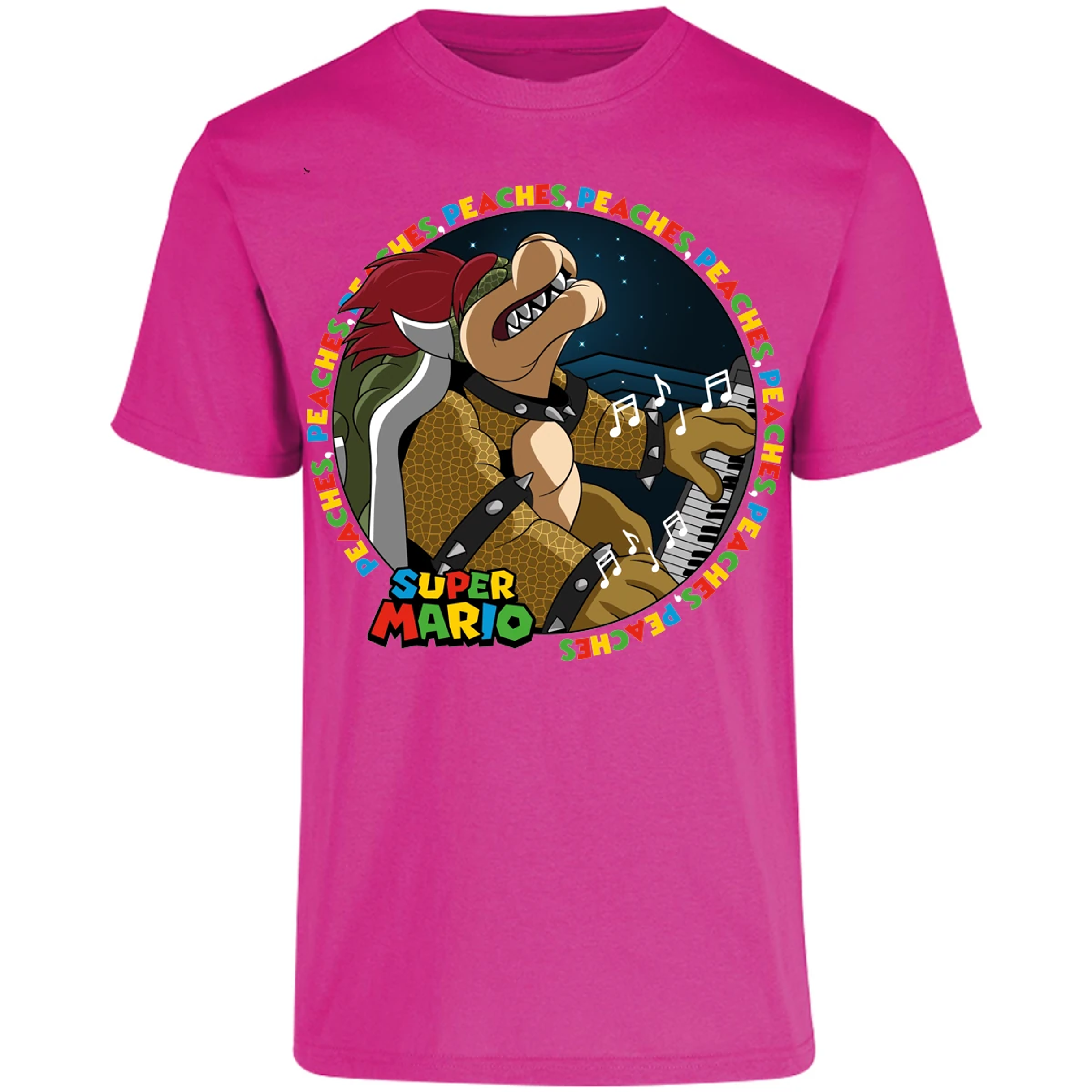 Playera Mario Bros Bowser Peaches para Adulto 20