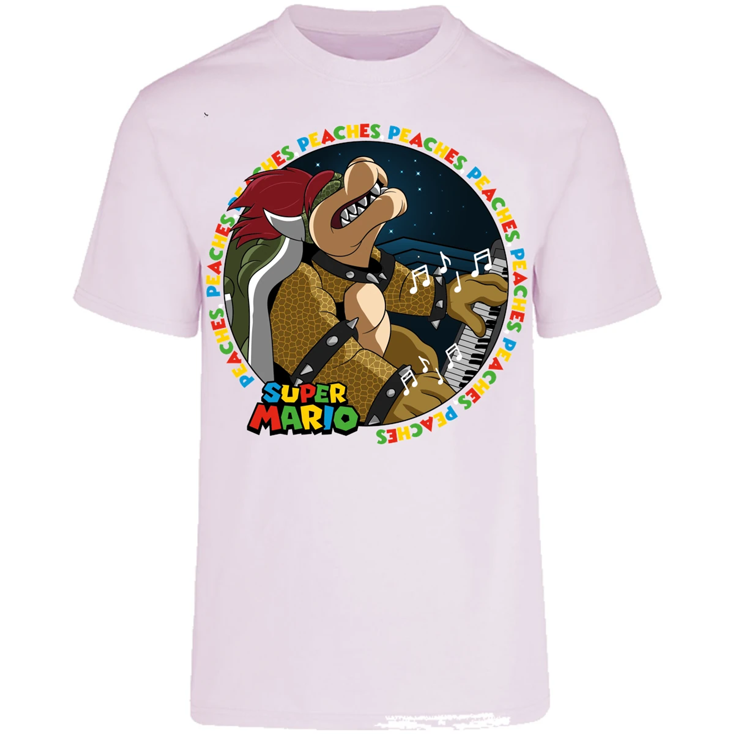 Playera Mario Bros Bowser Peaches para Adulto 22