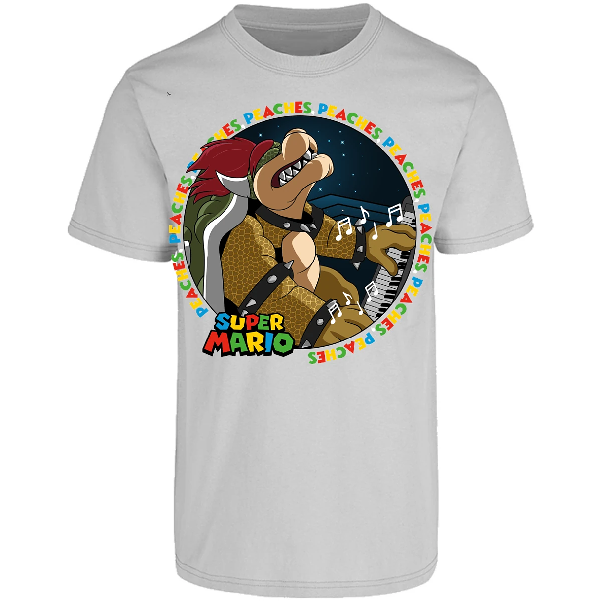 Playera Mario Bros Bowser Peaches para Adulto 24